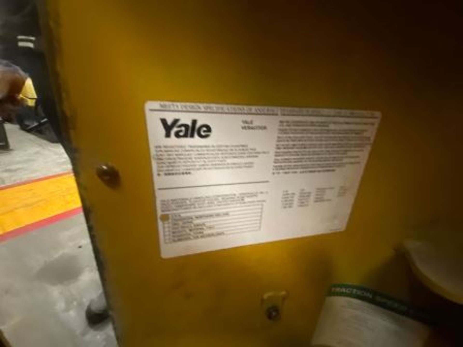 Yale Electric Forklift, Model NDR035EANL36TE157, S/N C861N03079H, Year 2010, 3500 lb capacity - Image 35 of 62