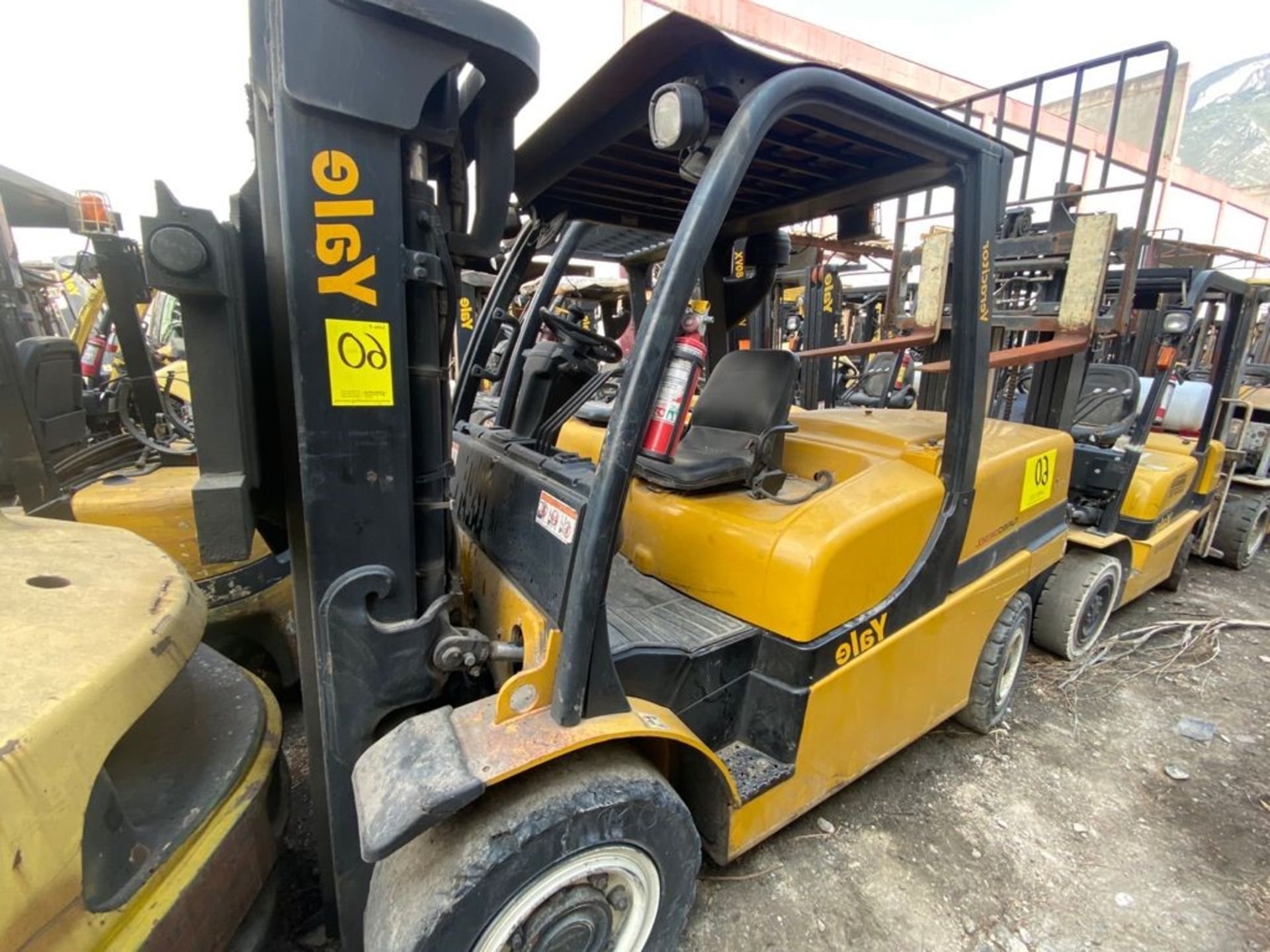 Yale Forklift, Model GDP120VXNHGE086, S/N K813V02007P, Year 2016, 11550 lb capacity