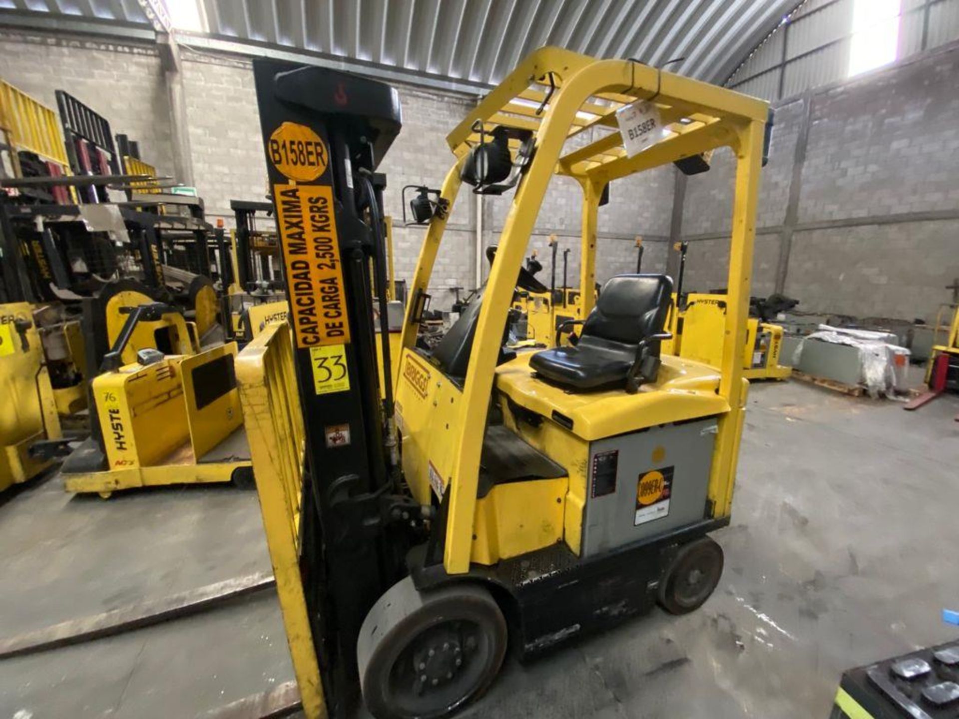 Hyster Electric Forklift, Model E50XN, S/N A268N20431P, Year 2016, 4700 lb capacity - Image 2 of 32