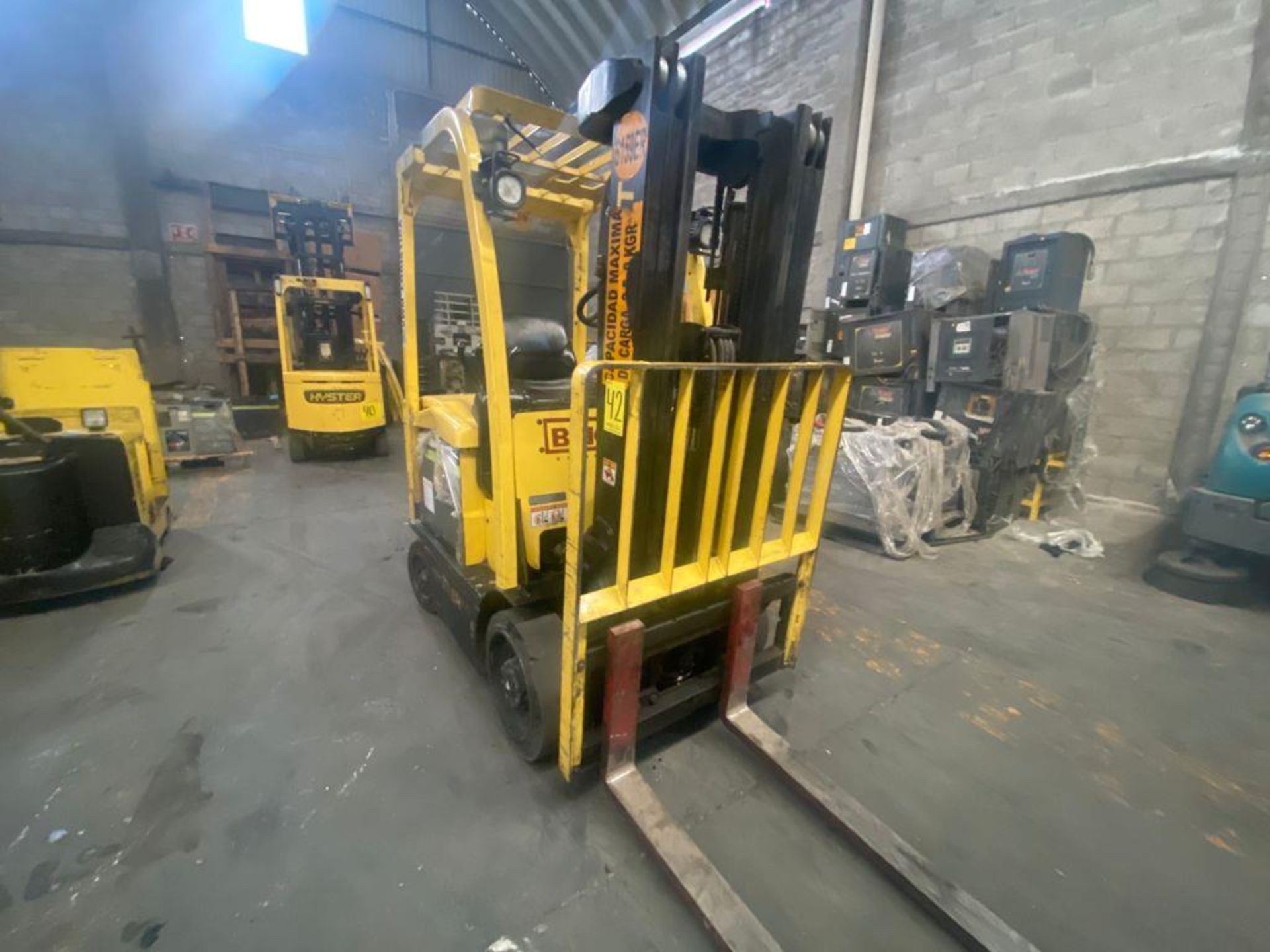 Hyster Electric Forklift, Model E50XN, S/N A268N20432P, Year 2016, 4700 lb capacity - Image 9 of 43