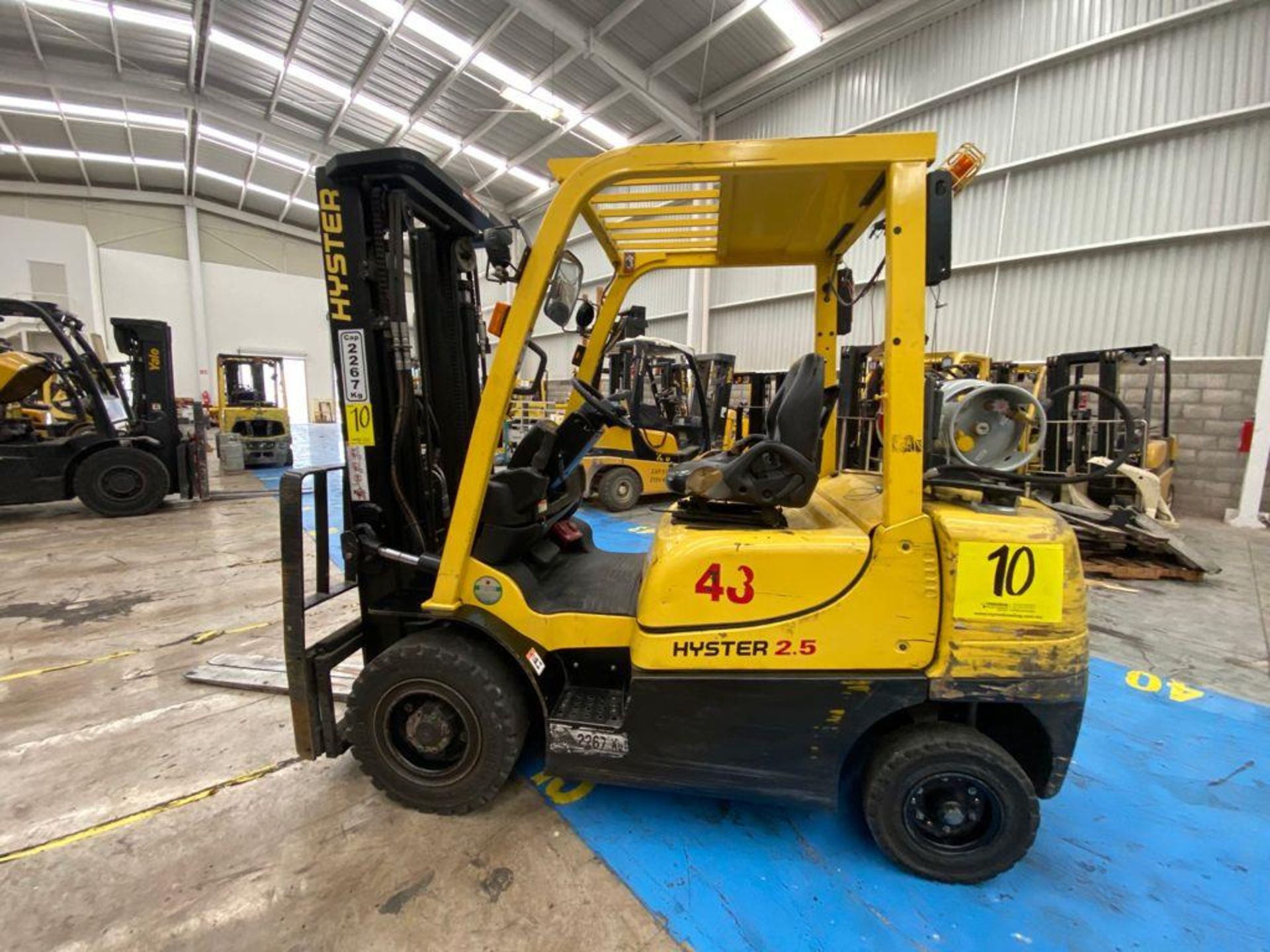 Hyster Forklift, Model H2.5XT, S/N D466R03287P, Year 2016, 5000 lb capacity - Image 14 of 48