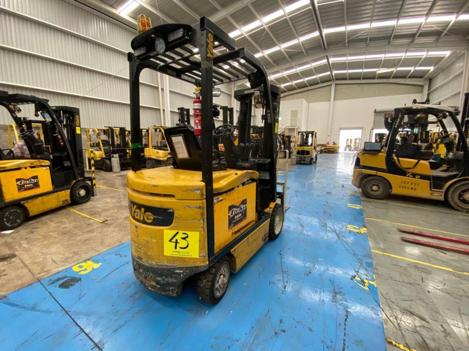 Yale Electric Forklift, Model ERC060VGN36TE088, S/N A968N17883R, Year 2017, 5800 lb capacity - Image 39 of 41