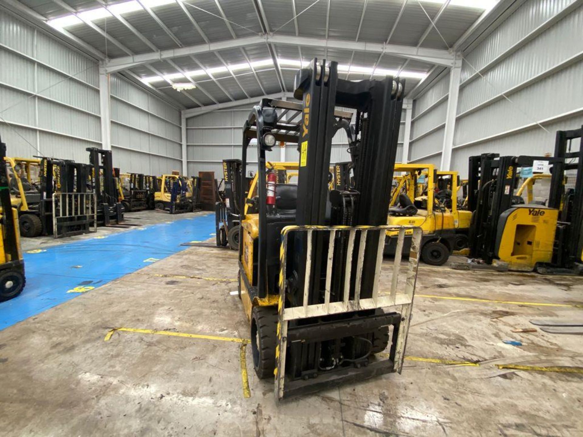Yale Electric Forklift, Model ERC060VGN36TE088, S/N A968N17882R, Year 2017, 5800 lb capacity - Image 4 of 44