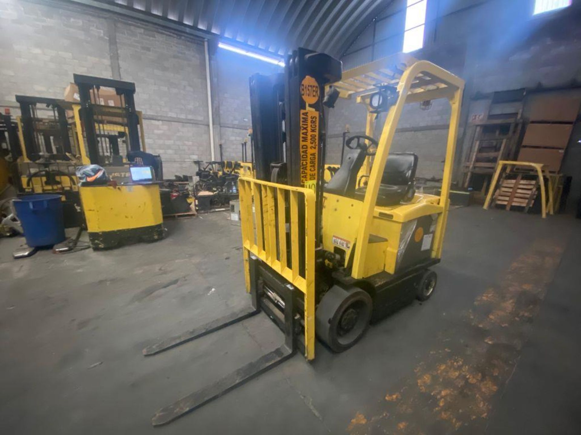 Hyster Electric Forklift, Model E50XN, S/N A268N20402P, Year 2016, 4700 lb capacity