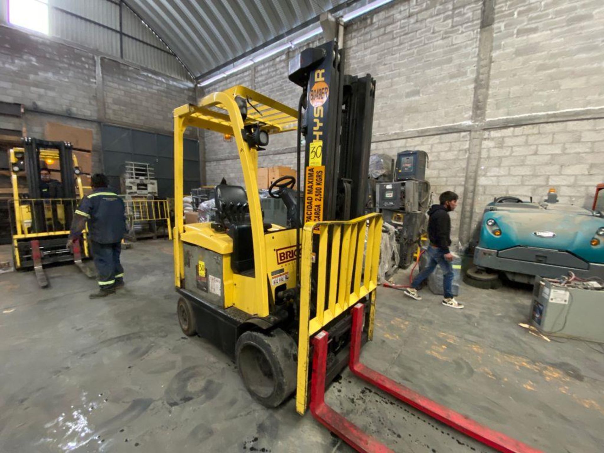 Hyster Electric Forklift, Model E50XN, S/N A268N20176P, Year 2016, 4750 lb capacity - Image 10 of 28