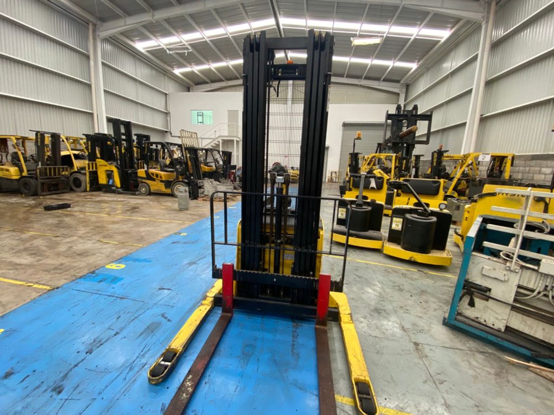 Hyster Electric Platform High Lift Stacker Model S1.5S, SN C442T03146R, Year 2017, 1.5 tons capacity - Image 15 of 34