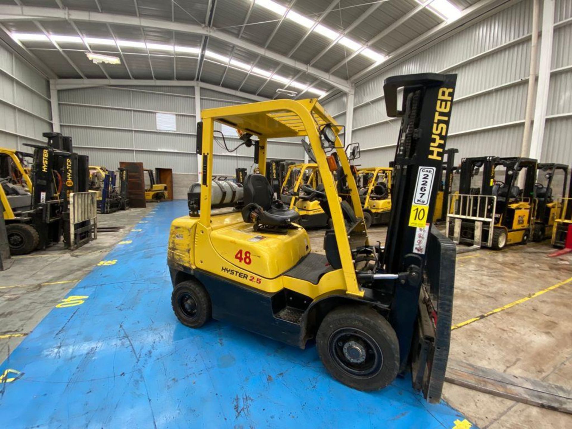 Hyster Forklift, Model H2.5XT, S/N D466R03287P, Year 2016, 5000 lb capacity - Image 6 of 48