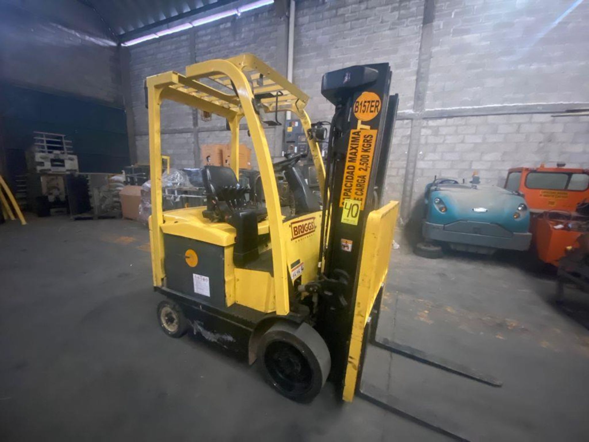 Hyster Electric Forklift, Model E50XN, S/N A268N20402P, Year 2016, 4700 lb capacity - Image 7 of 30