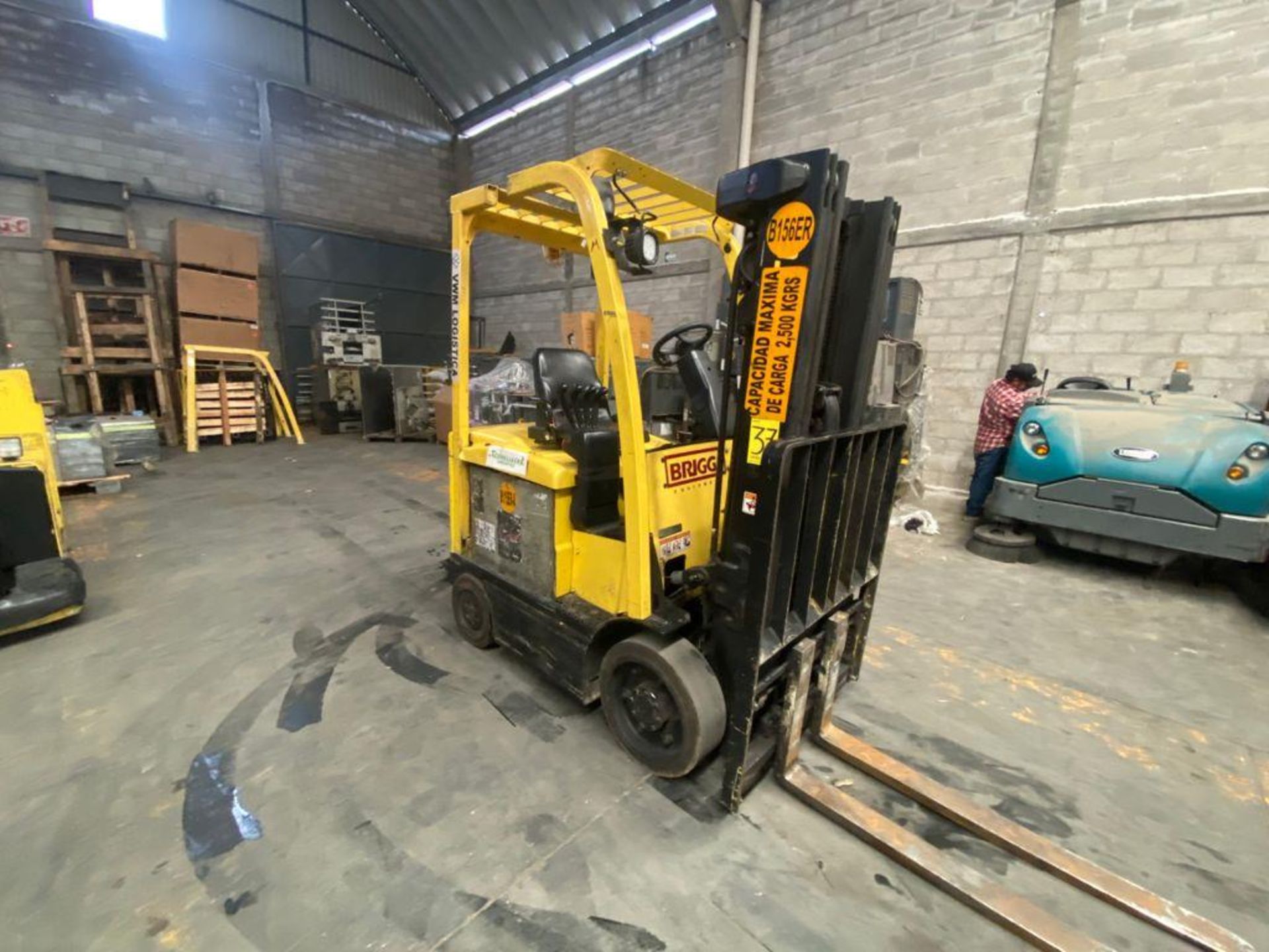 Hyster Electric Forklift, Model E50XN, S/N A268N20389P, Year 2016, 4700 lb capacity - Image 8 of 33
