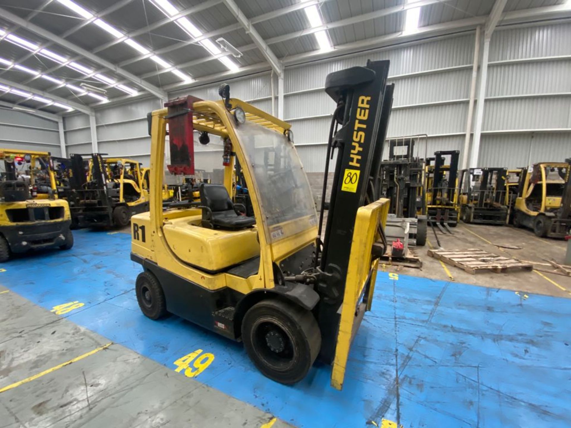 Hyster Fork Lift Model H60FT, S/N P177V06451P, Year 2016, 5750 lb capacity - Image 9 of 41