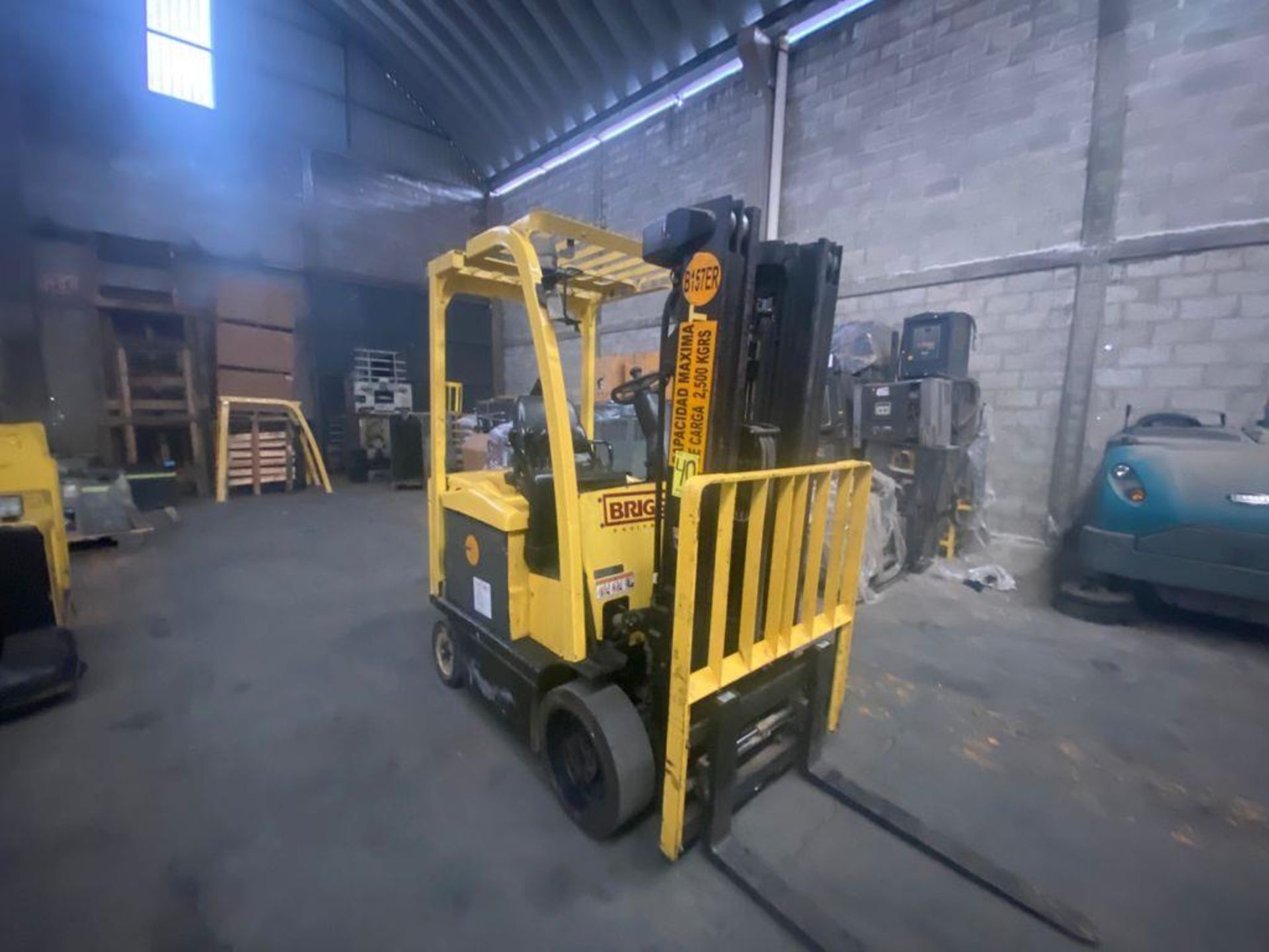 Hyster Electric Forklift, Model E50XN, S/N A268N20402P, Year 2016, 4700 lb capacity - Image 6 of 30