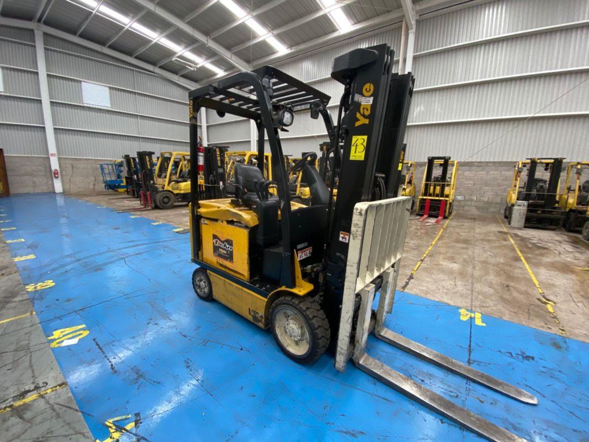 Yale Electric Forklift, Model ERC060VGN36TE088, S/N A968N17883R, Year 2017, 5800 lb capacity - Image 7 of 41