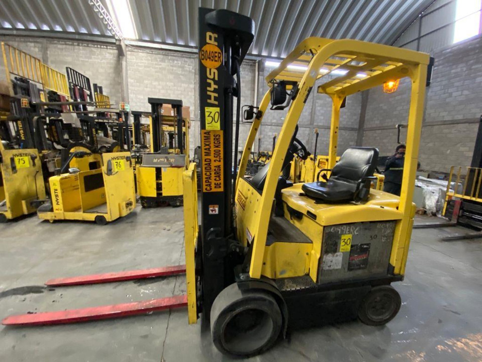 Hyster Electric Forklift, Model E50XN, S/N A268N20176P, Year 2016, 4750 lb capacity - Image 3 of 28