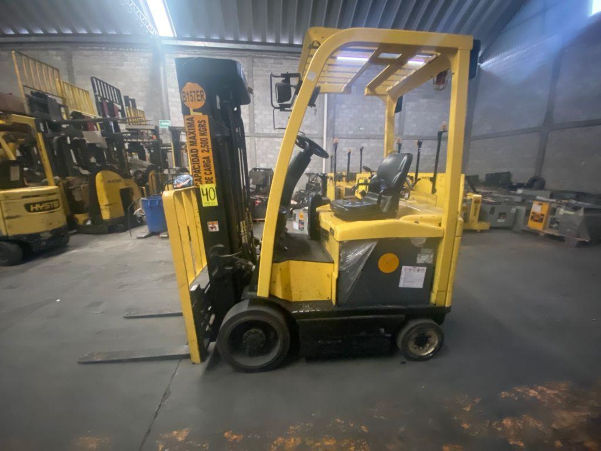 Hyster Electric Forklift, Model E50XN, S/N A268N20402P, Year 2016, 4700 lb capacity - Image 3 of 30