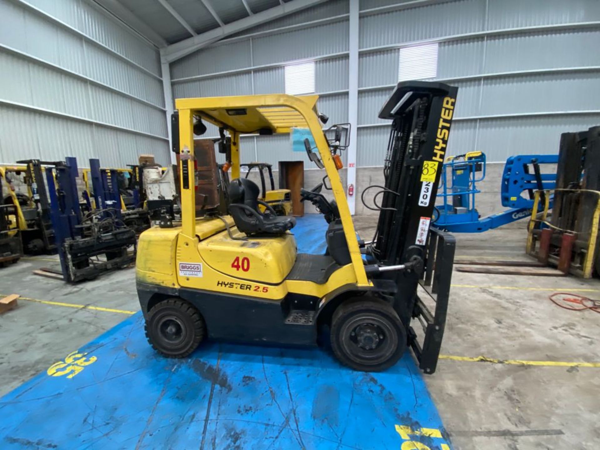 Hyster Forklift, Model H2.5XT, S/N D466R01902N, Year 2015, 5000 lb capacity - Image 24 of 44