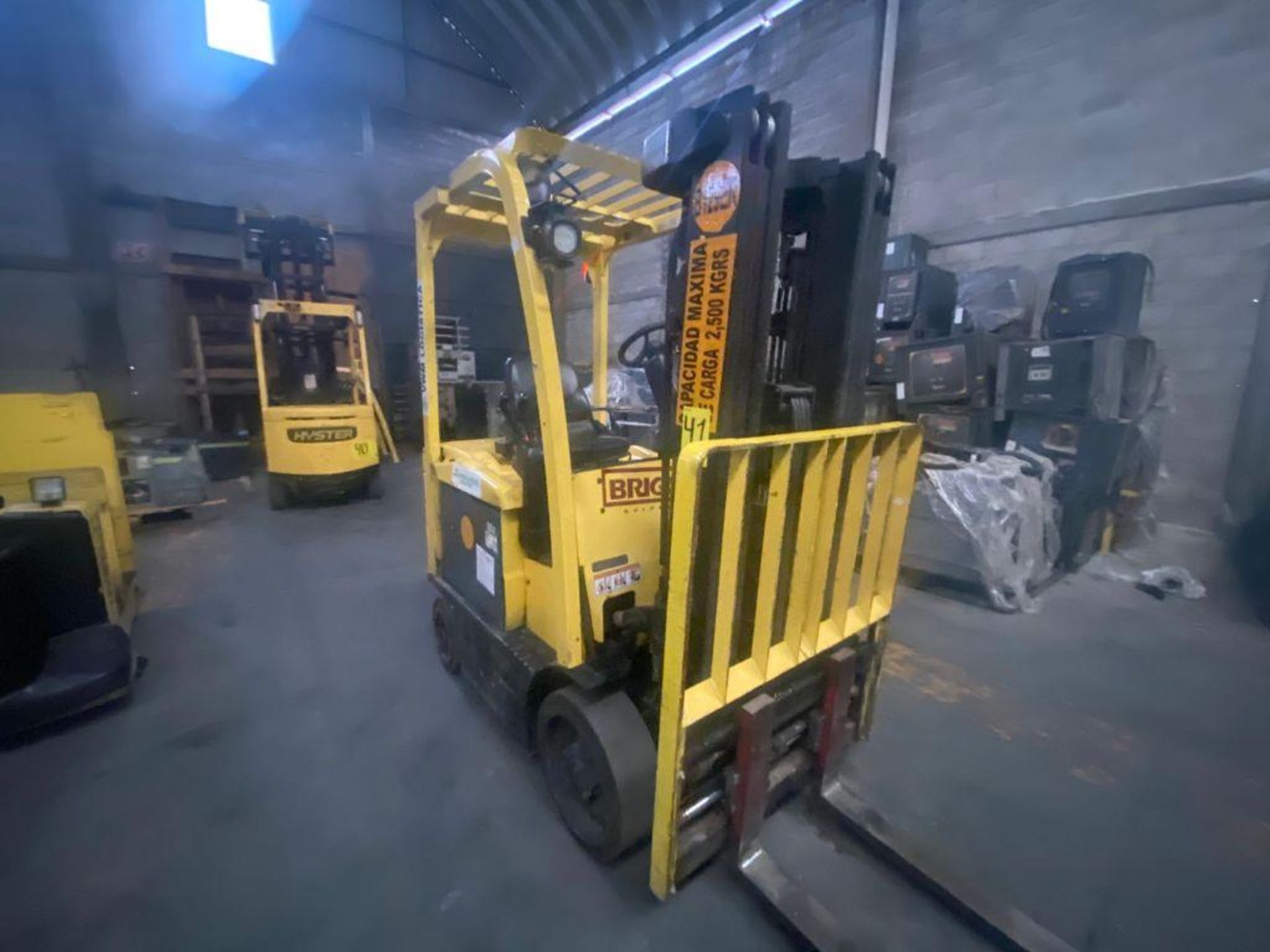 Hyster Electric Forklift, Model E50XN, S/N A268N20328P, Year 2016, 4700 lb capacity - Image 6 of 40