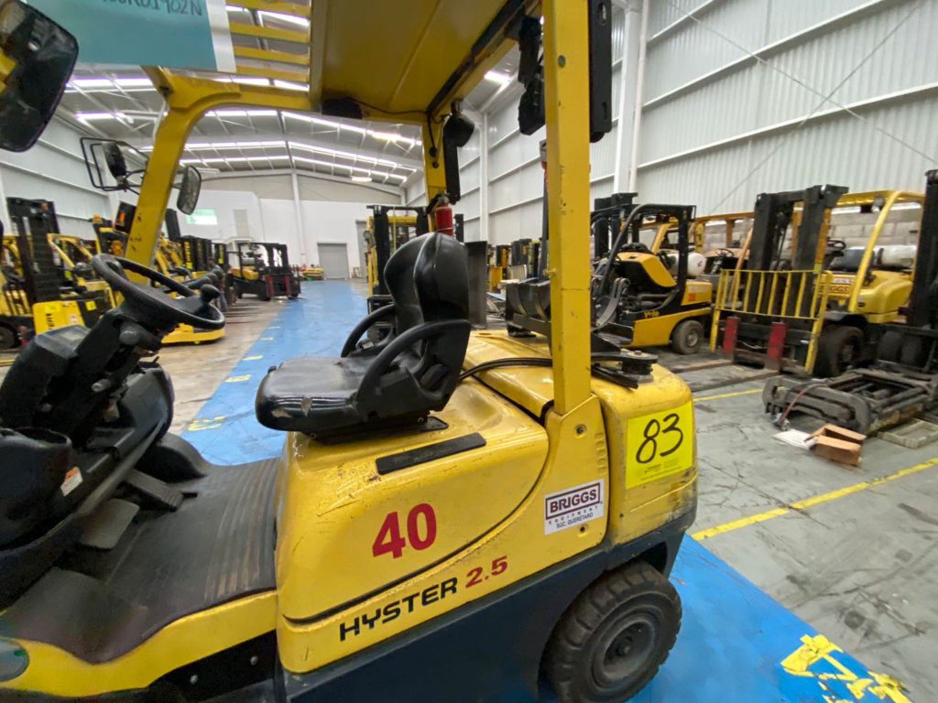 Hyster Forklift, Model H2.5XT, S/N D466R01902N, Year 2015, 5000 lb capacity - Image 28 of 44