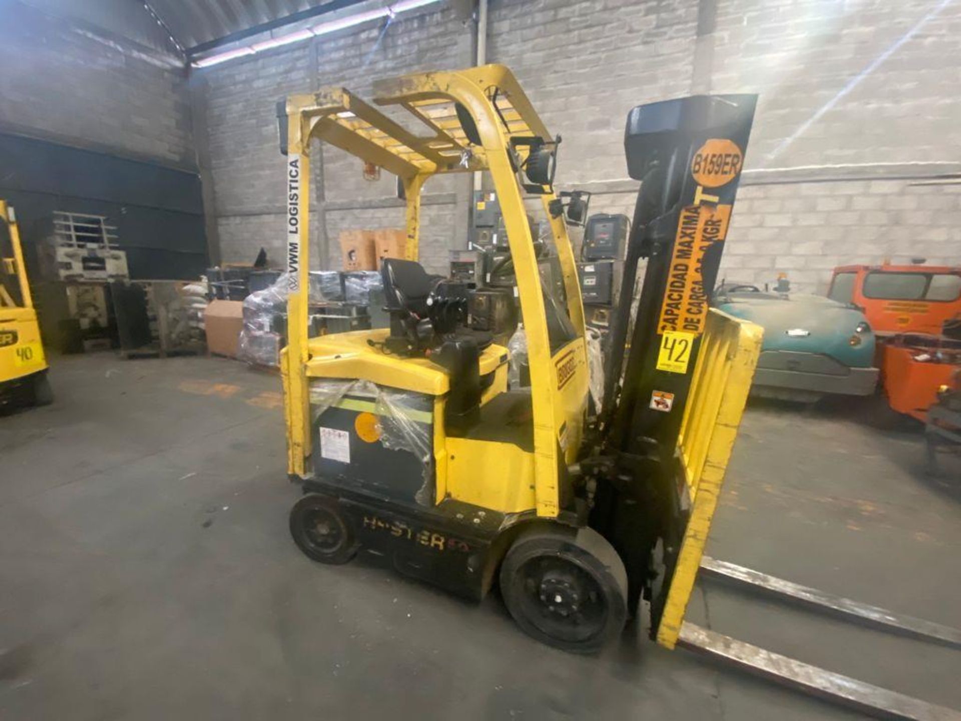 Hyster Electric Forklift, Model E50XN, S/N A268N20432P, Year 2016, 4700 lb capacity - Image 11 of 43