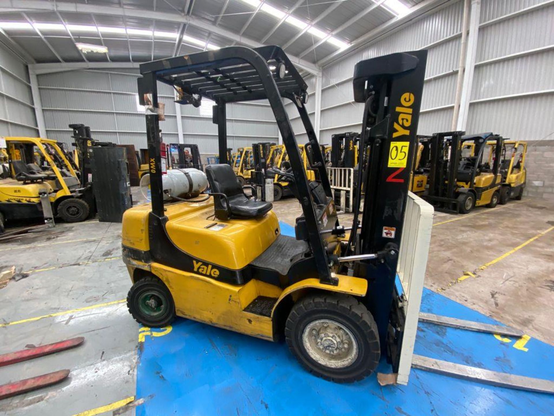 Yale Forklift, Model GP050MX, S/N A390V07349S, Year 2018, 4800 lb capacity - Image 8 of 33
