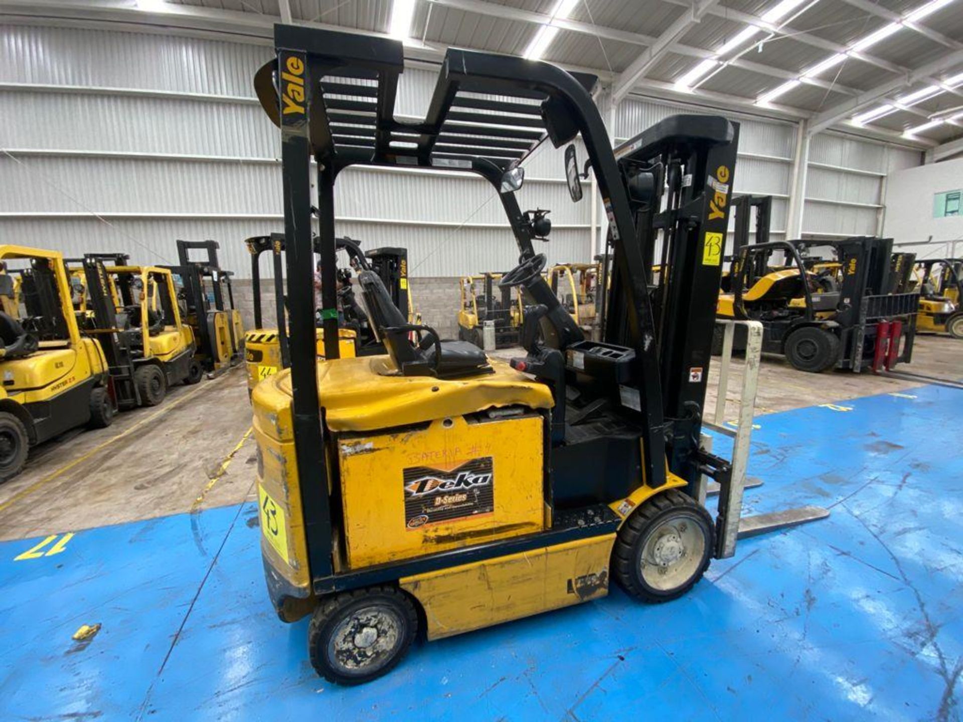 Yale Electric Forklift, Model ERC060VGN36TE088, S/N A968N17883R, Year 2017, 5800 lb capacity - Image 9 of 41