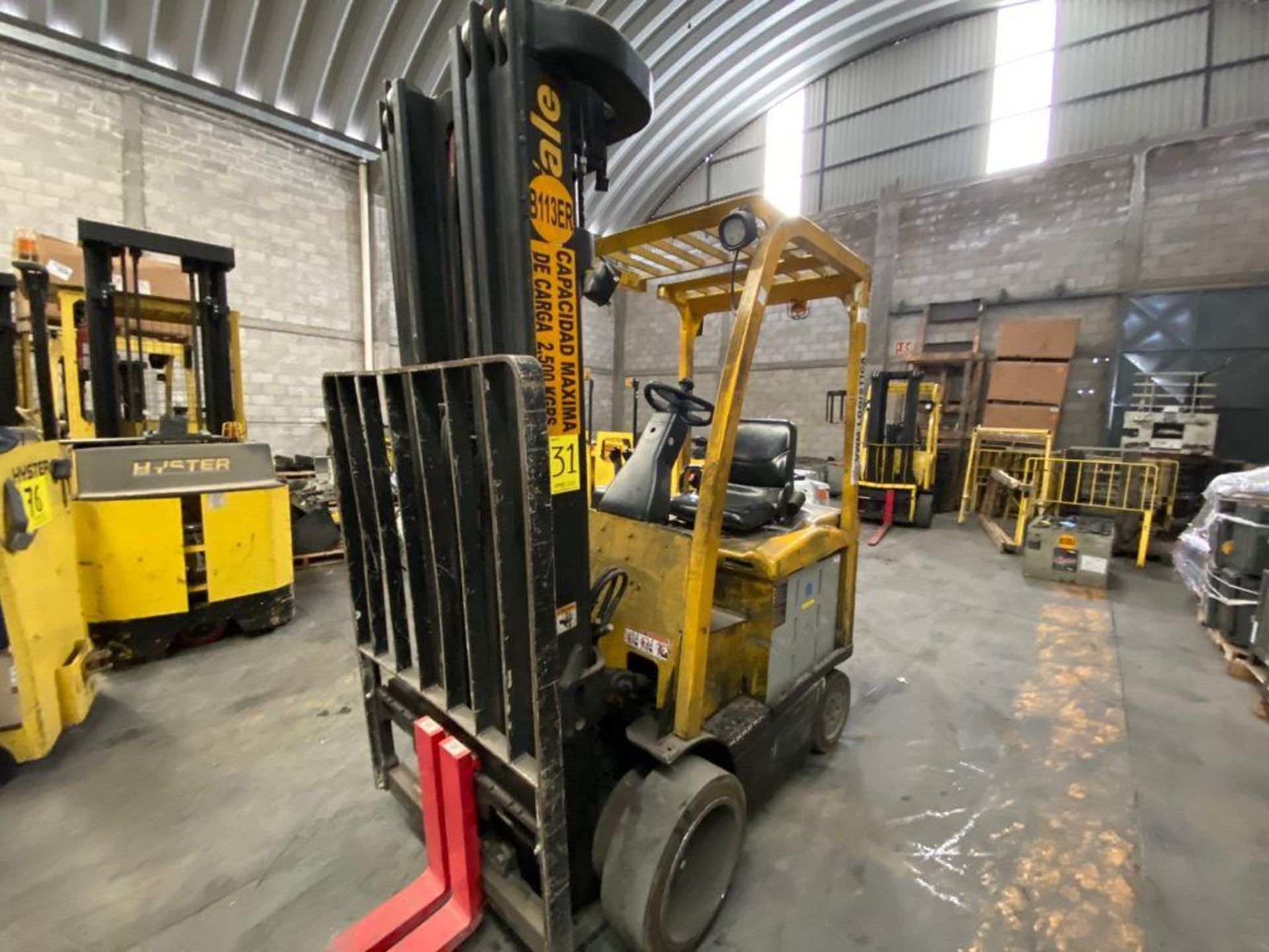 Hyster Electric Forklift, Model E50XN, S/N A268N20454P, Year 2016, 4750 lb capacity - Image 2 of 31