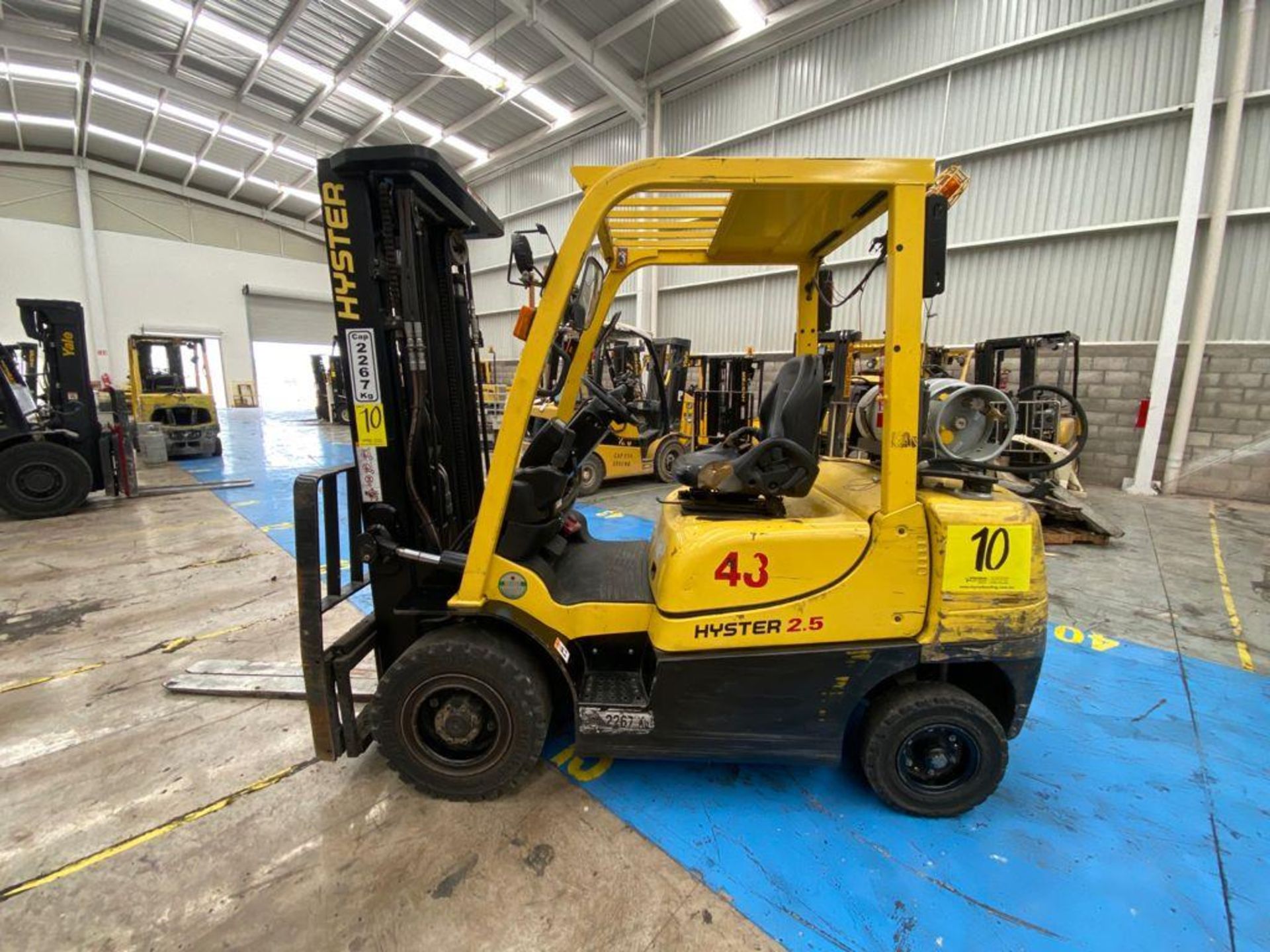 Hyster Forklift, Model H2.5XT, S/N D466R03287P, Year 2016, 5000 lb capacity - Image 46 of 48