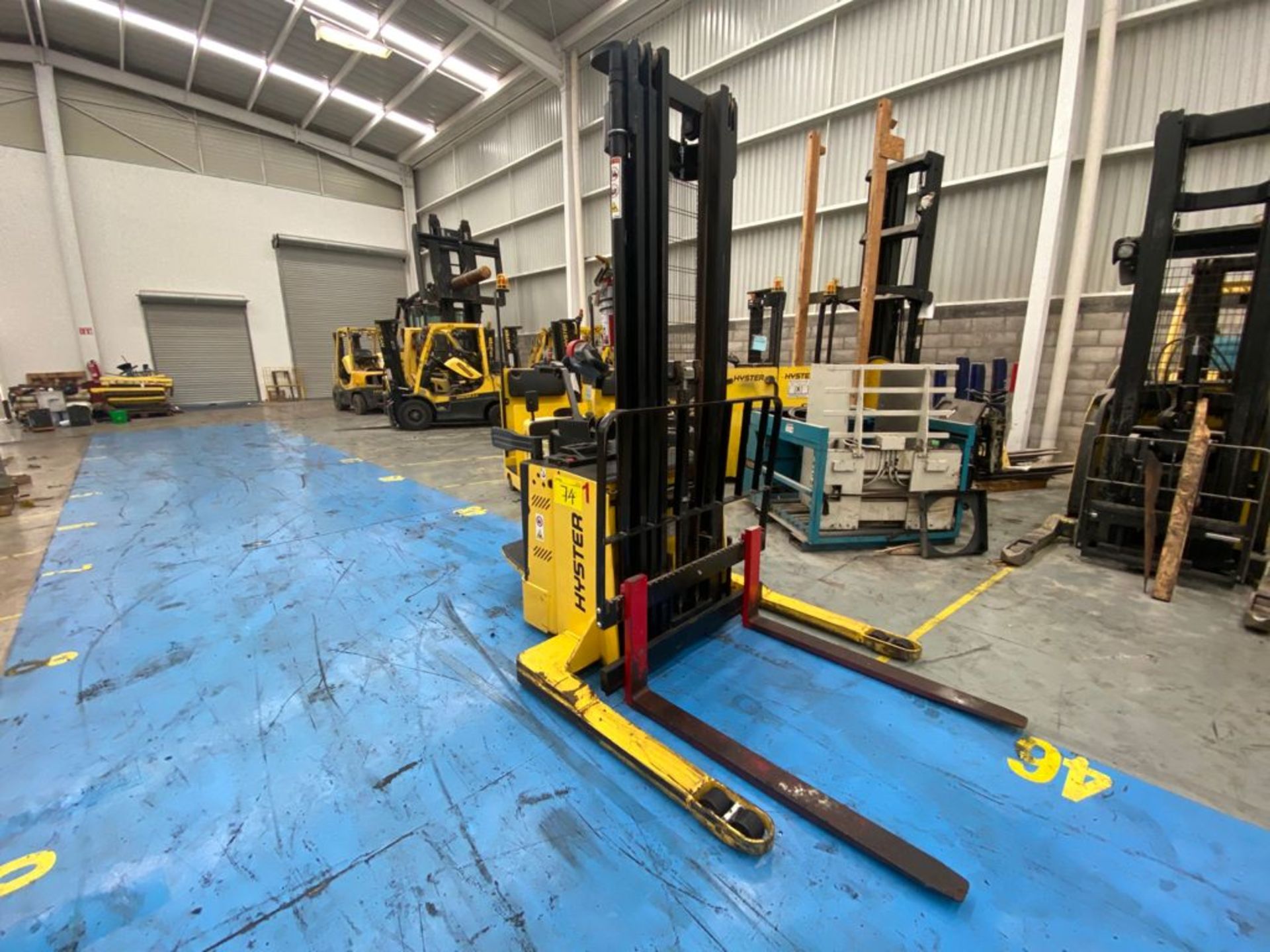 Hyster Electric Platform High Lift Stacker Model S1.5S, SN C442T03146R, Year 2017, 1.5 tons capacity - Image 13 of 34