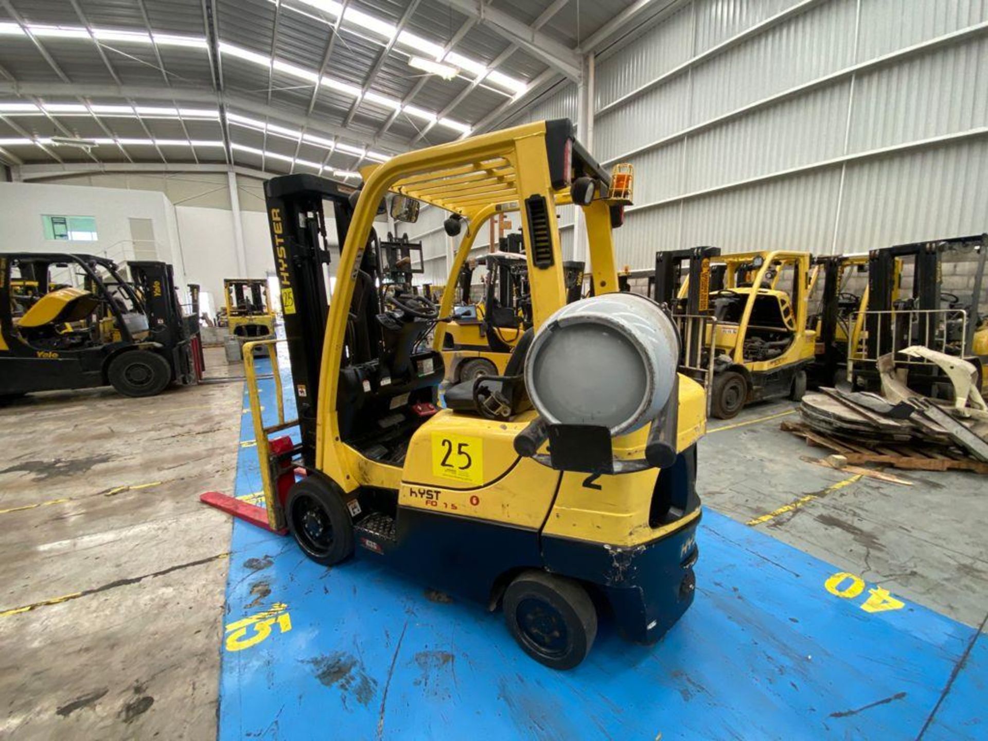 Hyster Forklift, Model S60FT, S/N H187V06608P, Year 2016, 5700 lb capacity - Image 11 of 42