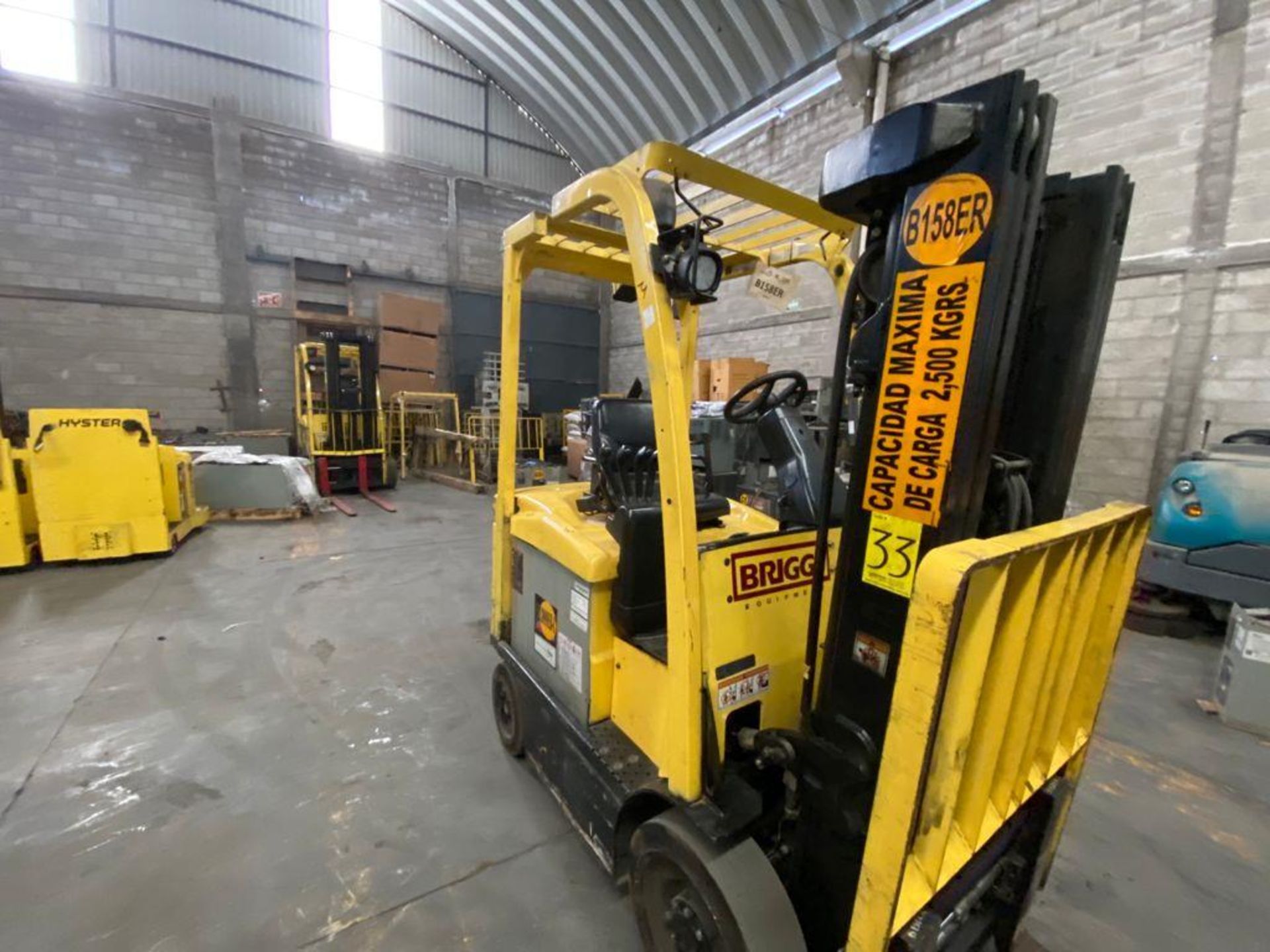 Hyster Electric Forklift, Model E50XN, S/N A268N20431P, Year 2016, 4700 lb capacity - Image 8 of 32