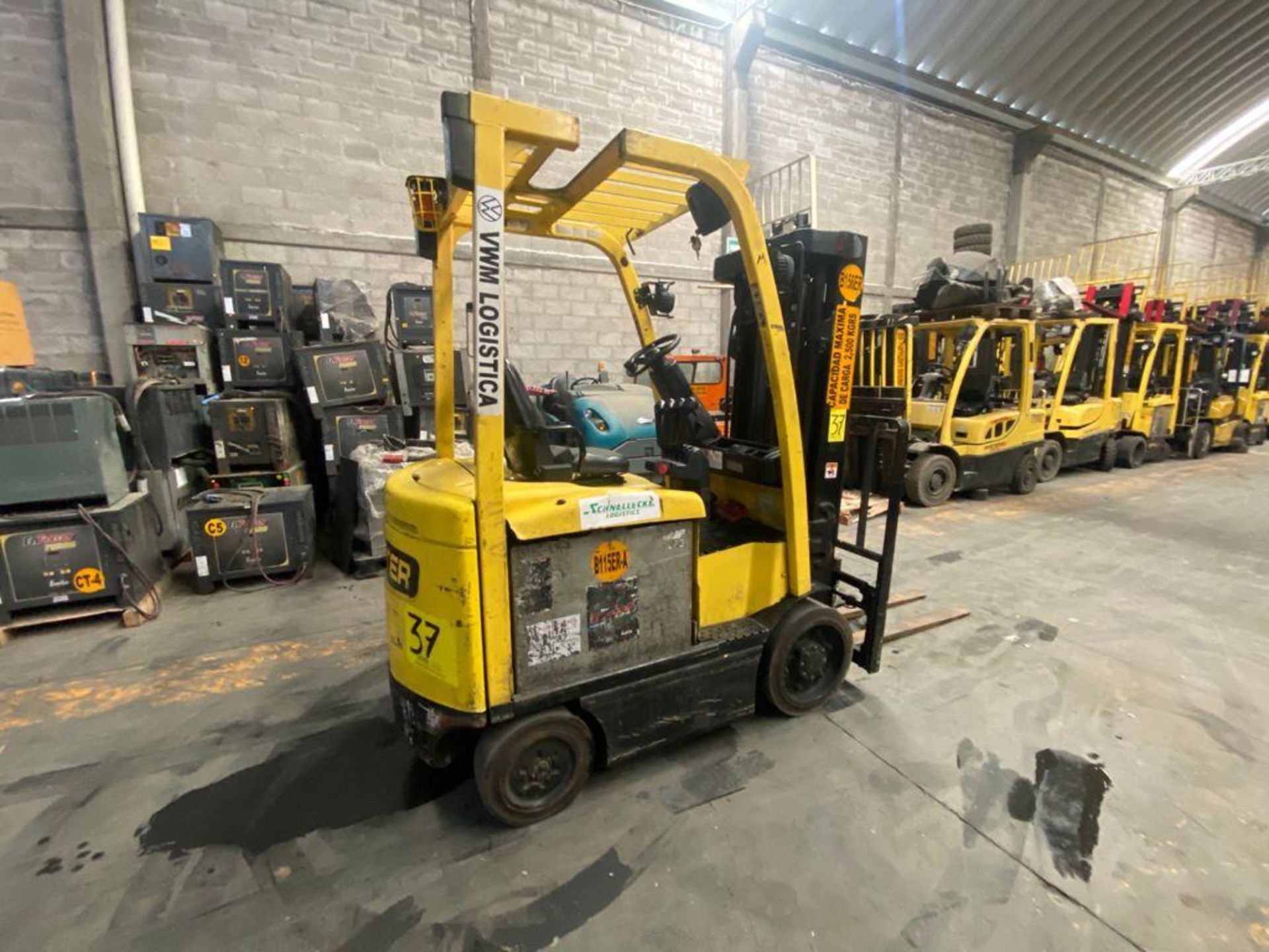 Hyster Electric Forklift, Model E50XN, S/N A268N20389P, Year 2016, 4700 lb capacity - Image 10 of 33