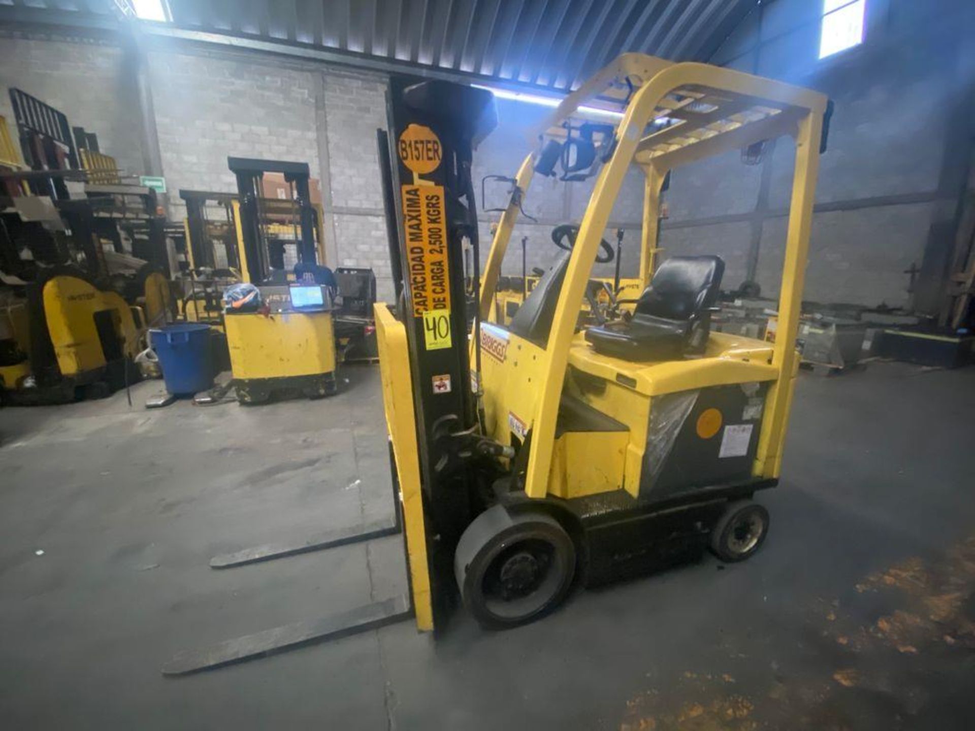 Hyster Electric Forklift, Model E50XN, S/N A268N20402P, Year 2016, 4700 lb capacity - Image 2 of 30