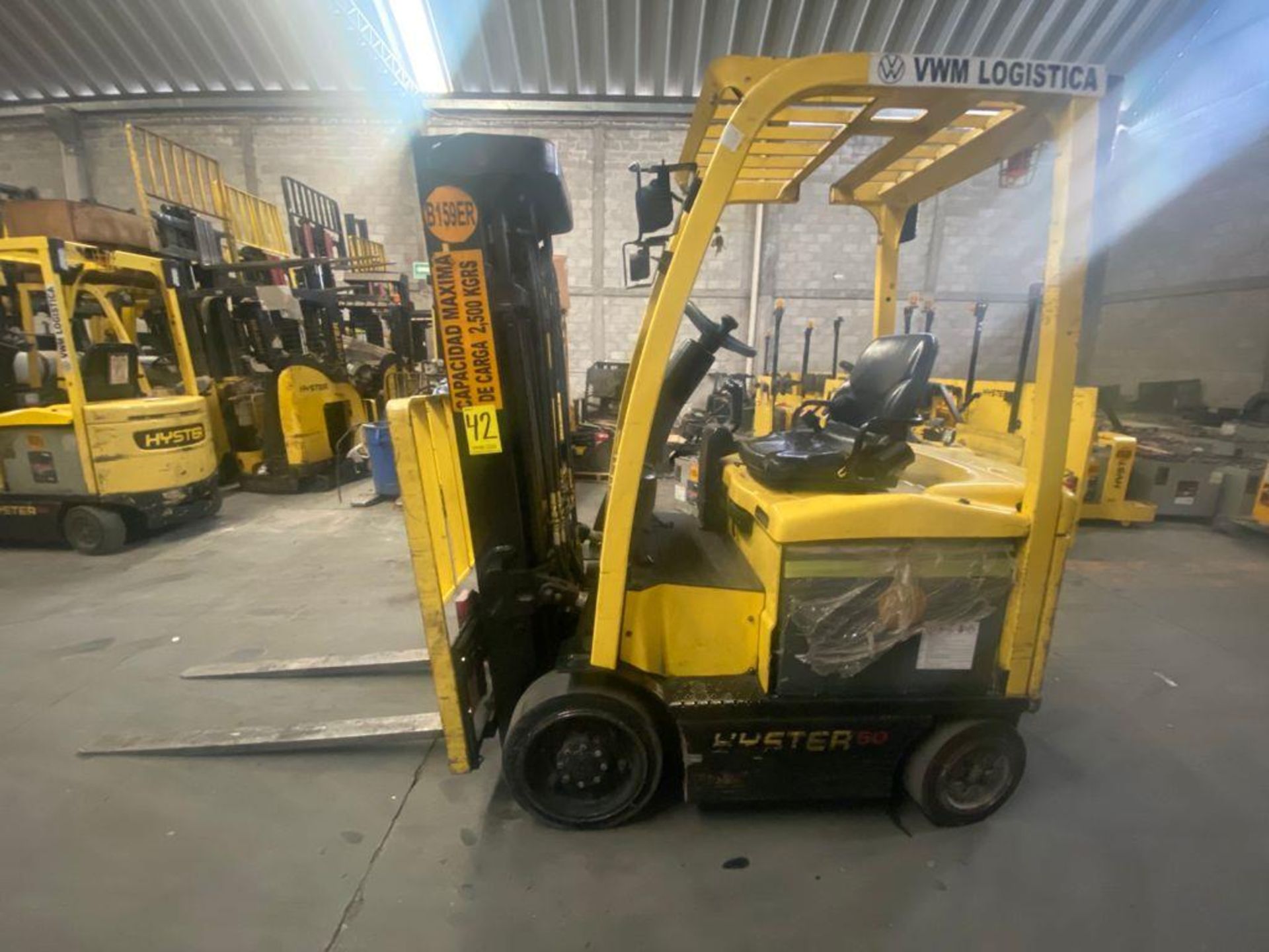 Hyster Electric Forklift, Model E50XN, S/N A268N20432P, Year 2016, 4700 lb capacity - Image 6 of 43