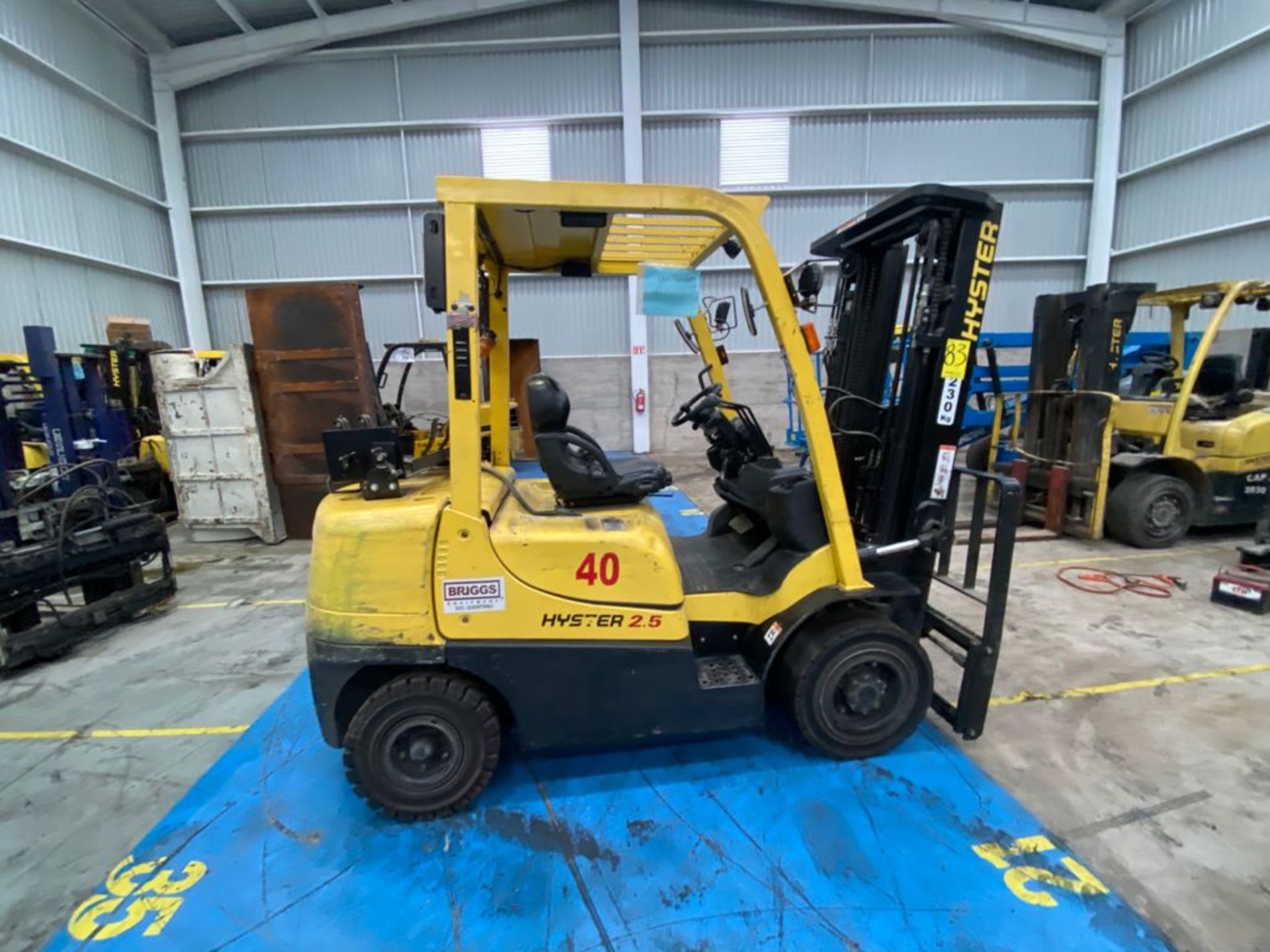 Hyster Forklift, Model H2.5XT, S/N D466R01902N, Year 2015, 5000 lb capacity - Image 25 of 44