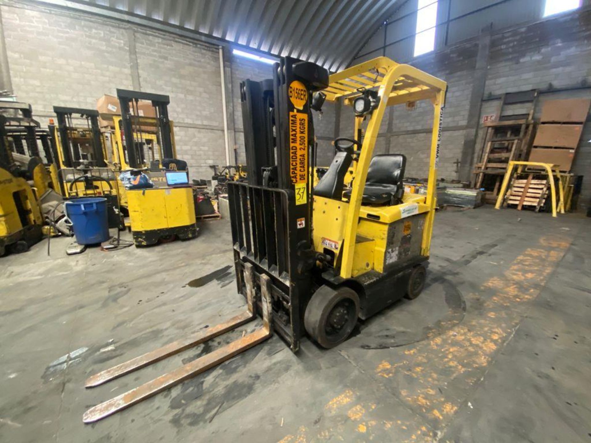 Hyster Electric Forklift, Model E50XN, S/N A268N20389P, Year 2016, 4700 lb capacity