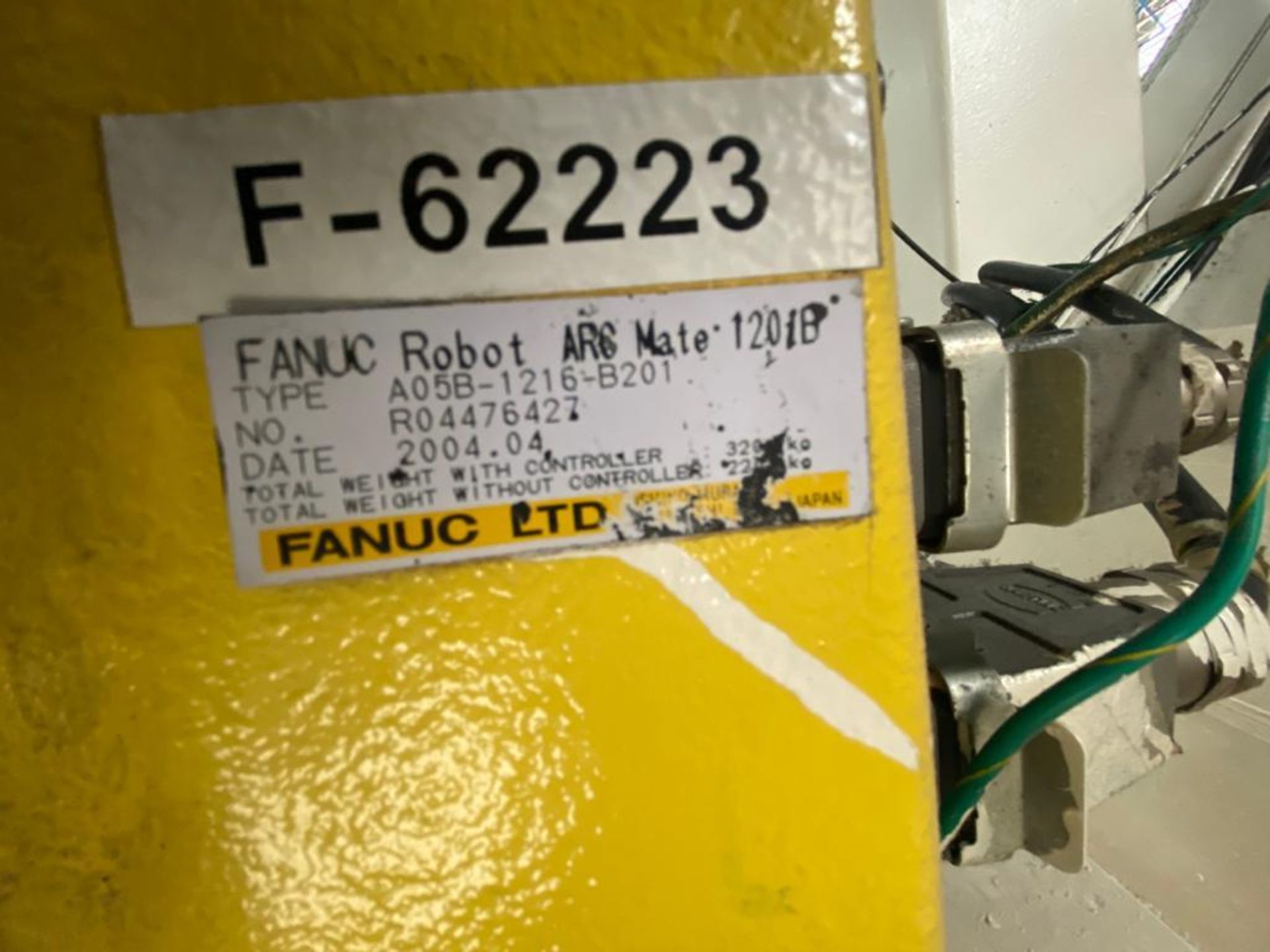 Fanuc articulated Robot, model ARC Mate 120iB, type A05B-1216-B201, Serie number, R04476427 - Image 27 of 29