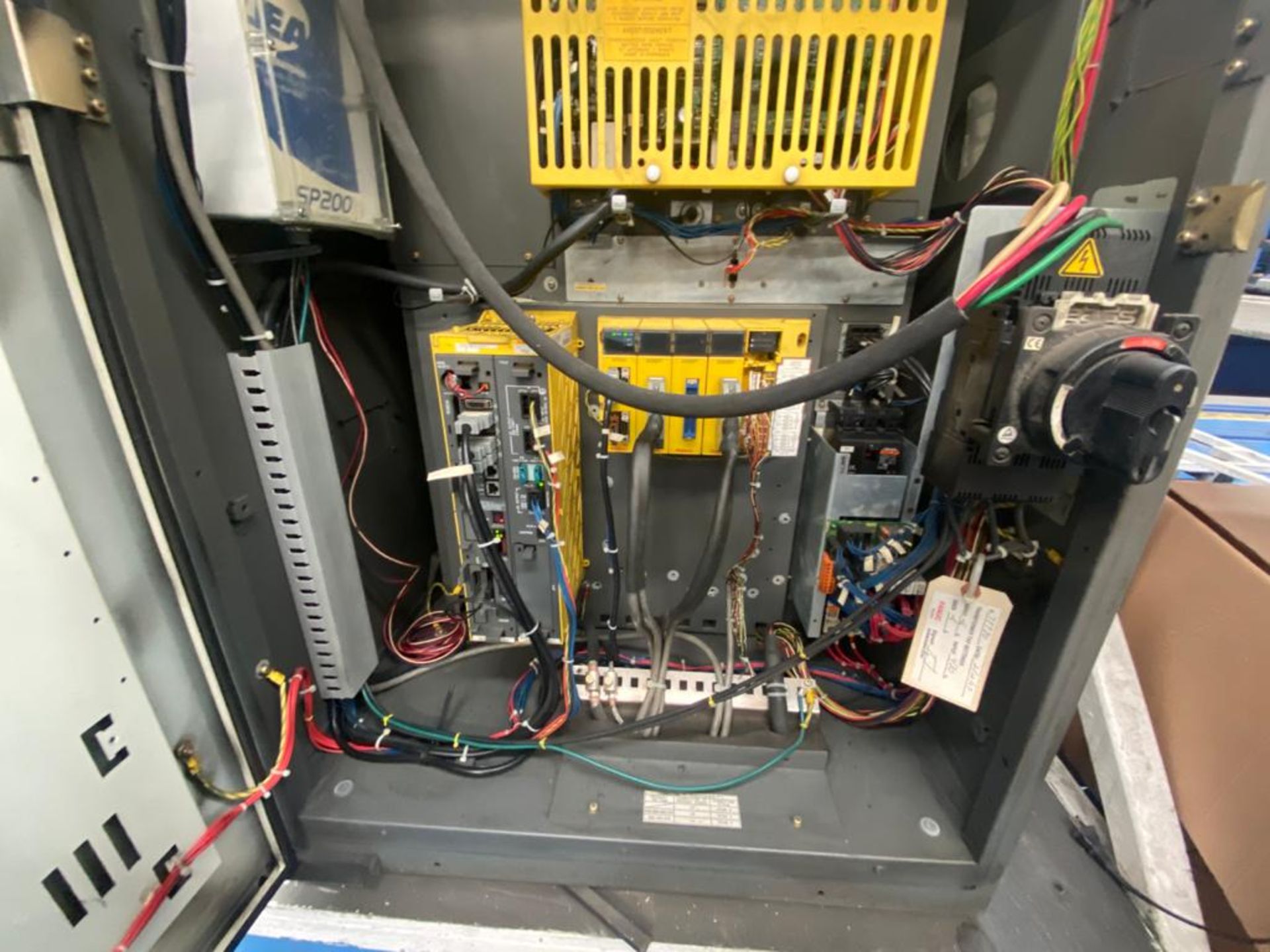 Welding cell in steel square profile structure, equipped with Fanuc articulated Robot, - Image 29 of 53