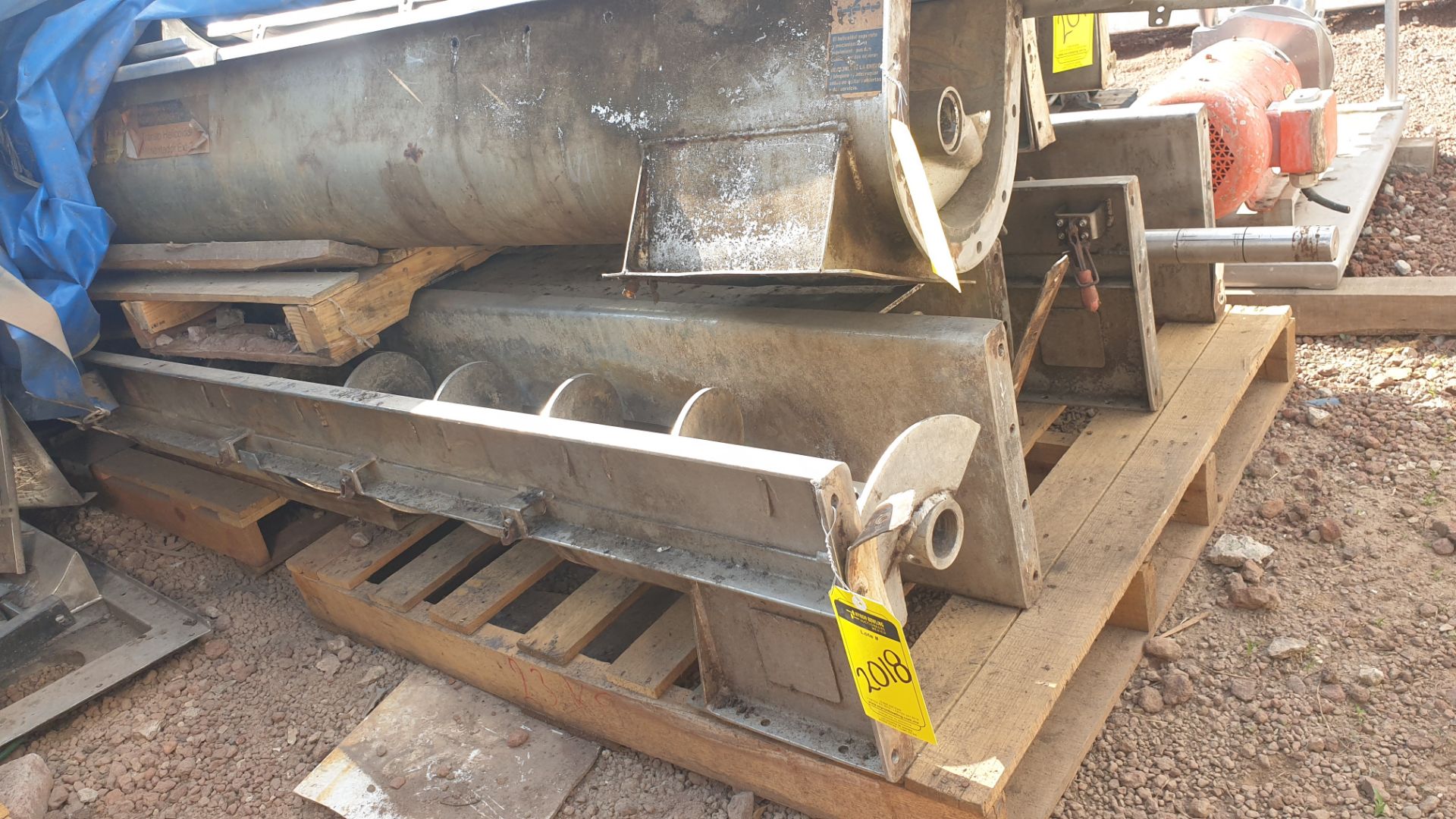5 staineless steel screw feeder conveyors. Please inspect - Image 11 of 12