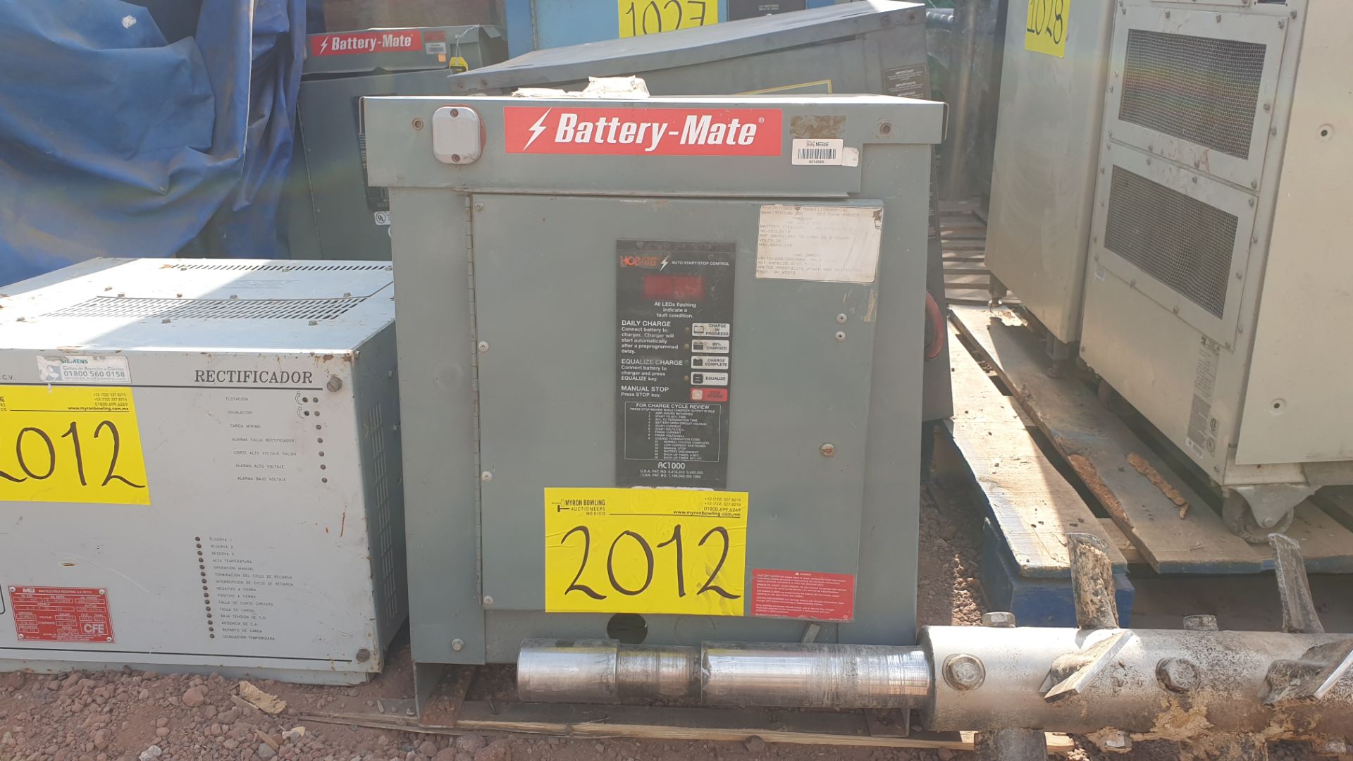 1 MEI Rectifier charger model KFT50130 N/S B14120459 220-440V year 2014 - Image 7 of 11