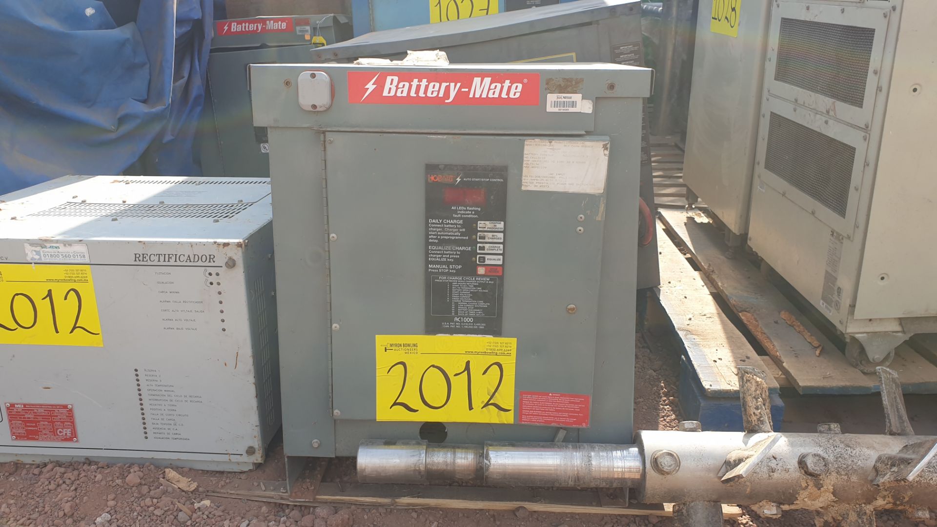 1 MEI Rectifier charger model KFT50130 N/S B14120459 220-440V year 2014 - Image 5 of 11