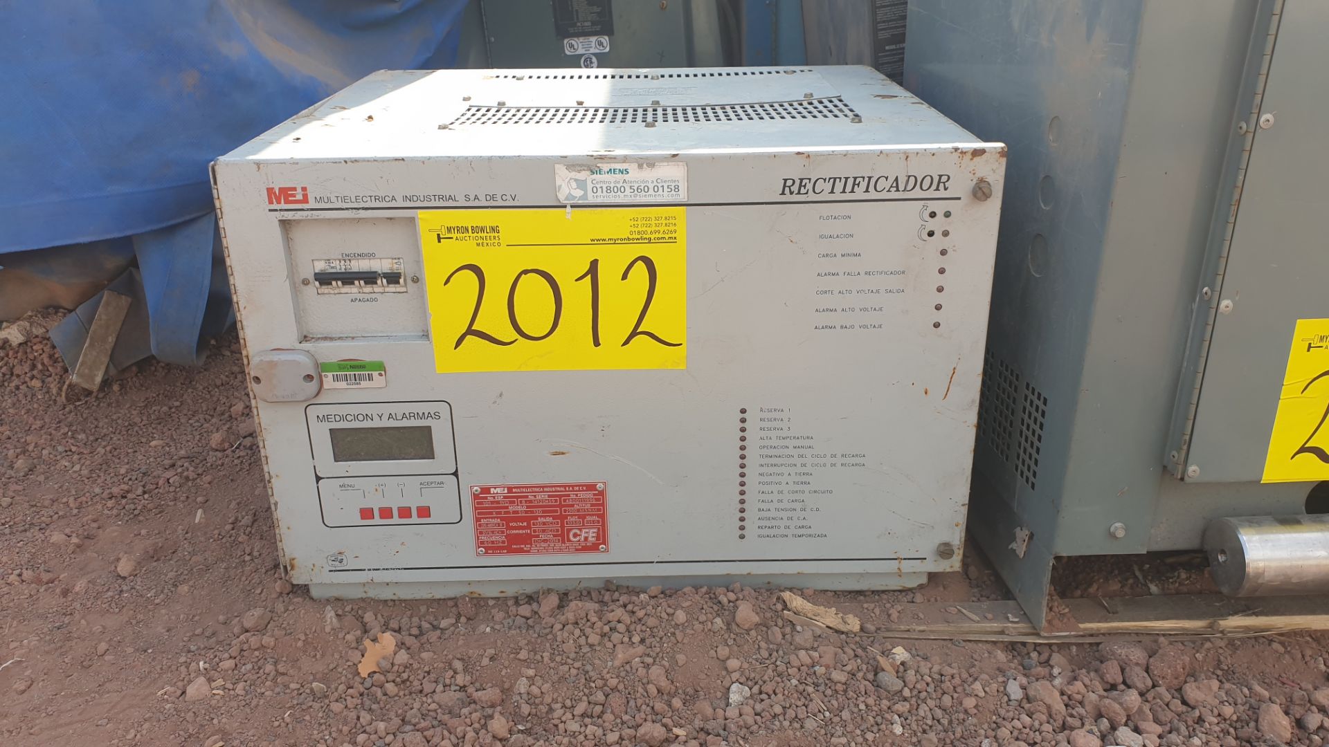 1 MEI Rectifier charger model KFT50130 N/S B14120459 220-440V year 2014 - Bild 9 aus 11