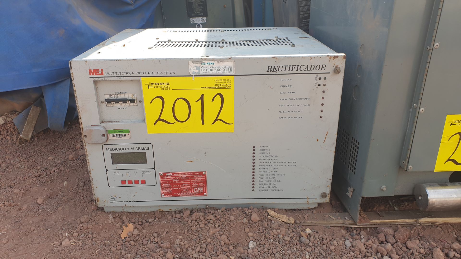 1 MEI Rectifier charger model KFT50130 N/S B14120459 220-440V year 2014 - Bild 11 aus 11