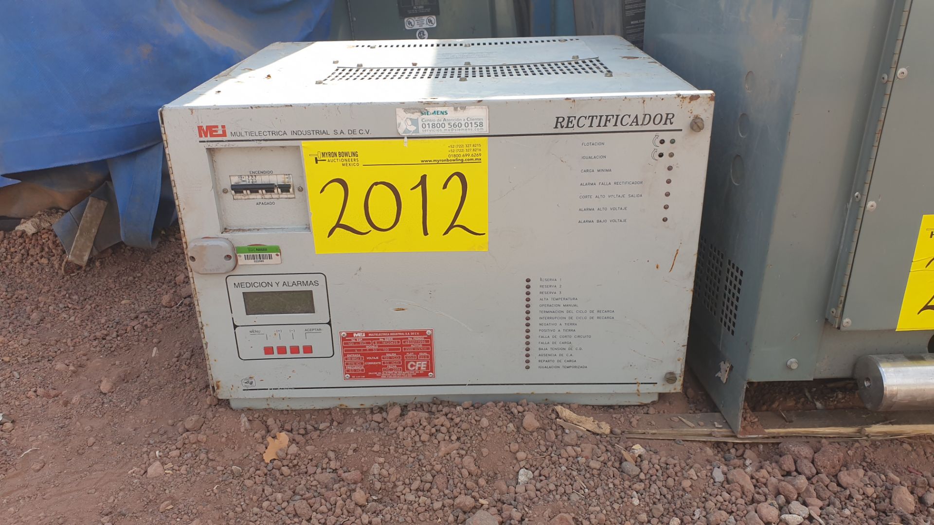 1 MEI Rectifier charger model KFT50130 N/S B14120459 220-440V year 2014 - Bild 8 aus 11