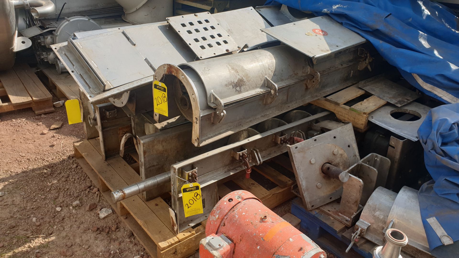 5 staineless steel screw feeder conveyors. Please inspect - Image 6 of 12