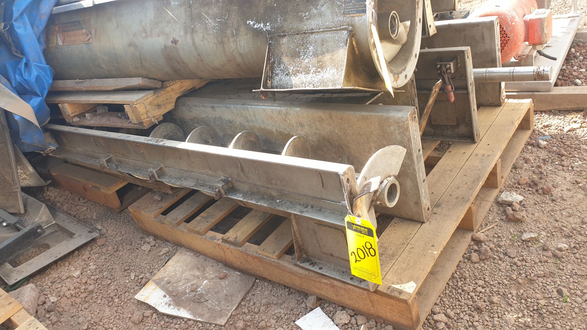 5 staineless steel screw feeder conveyors. Please inspect - Image 10 of 12