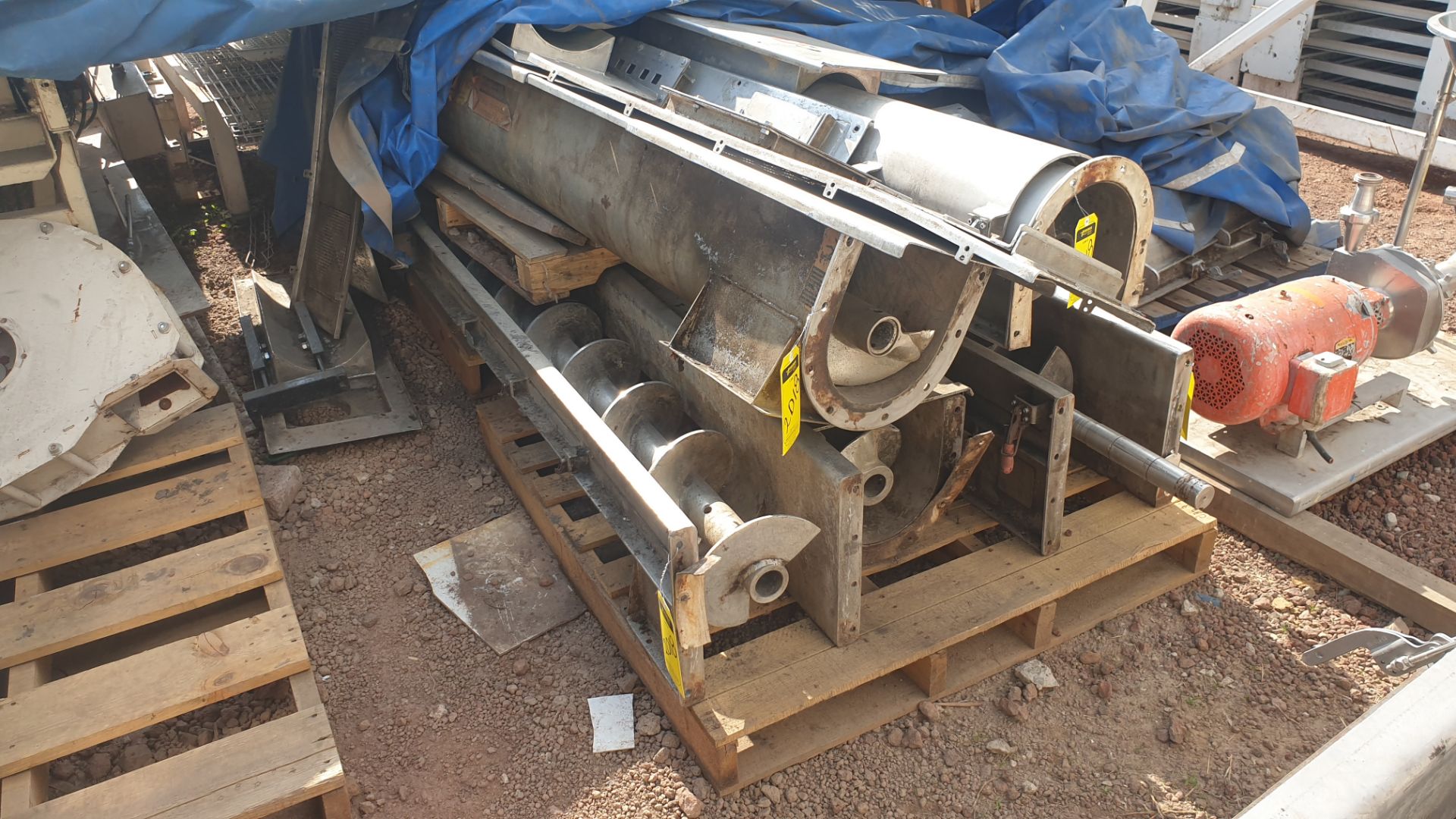 5 staineless steel screw feeder conveyors. Please inspect - Image 7 of 12
