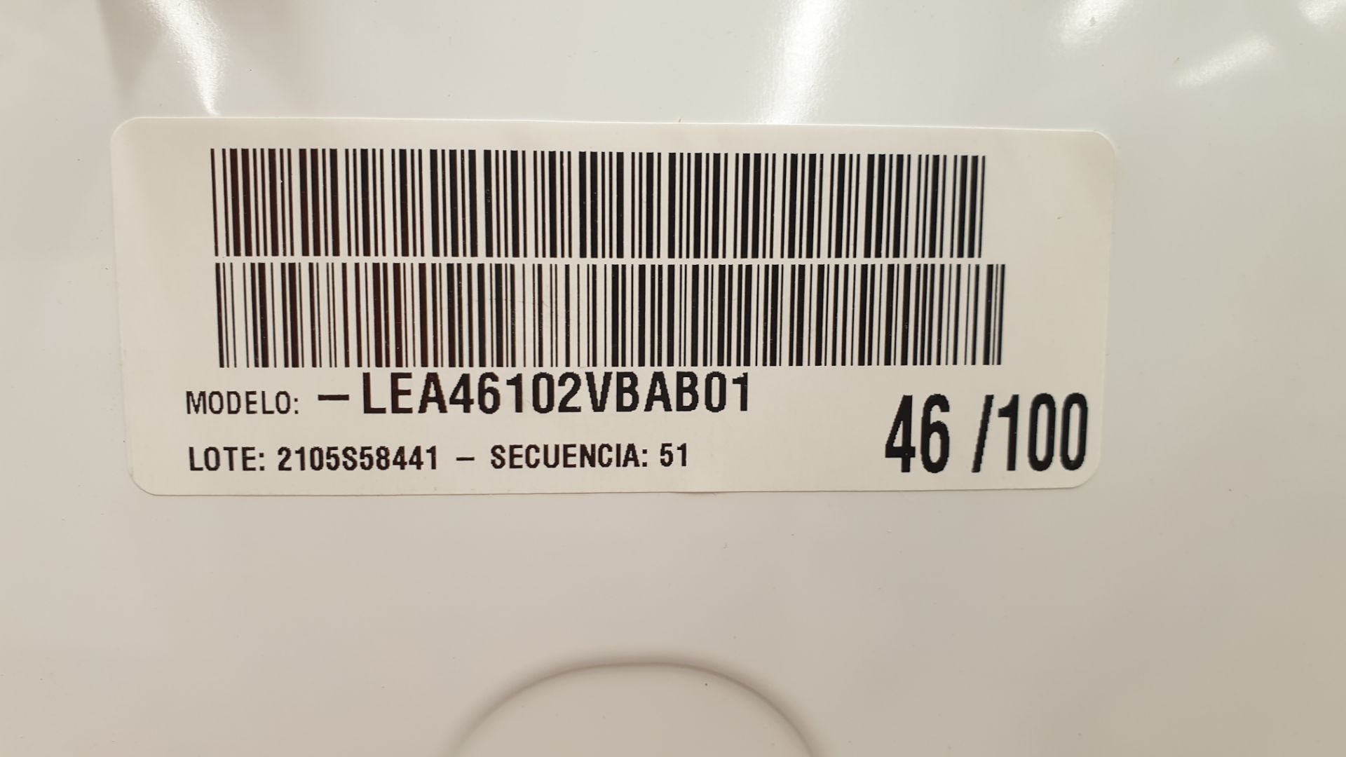 1 Lavadora mara Easy de 16 kilos color blanco modelo LEA46102VBAB01 - Image 7 of 8
