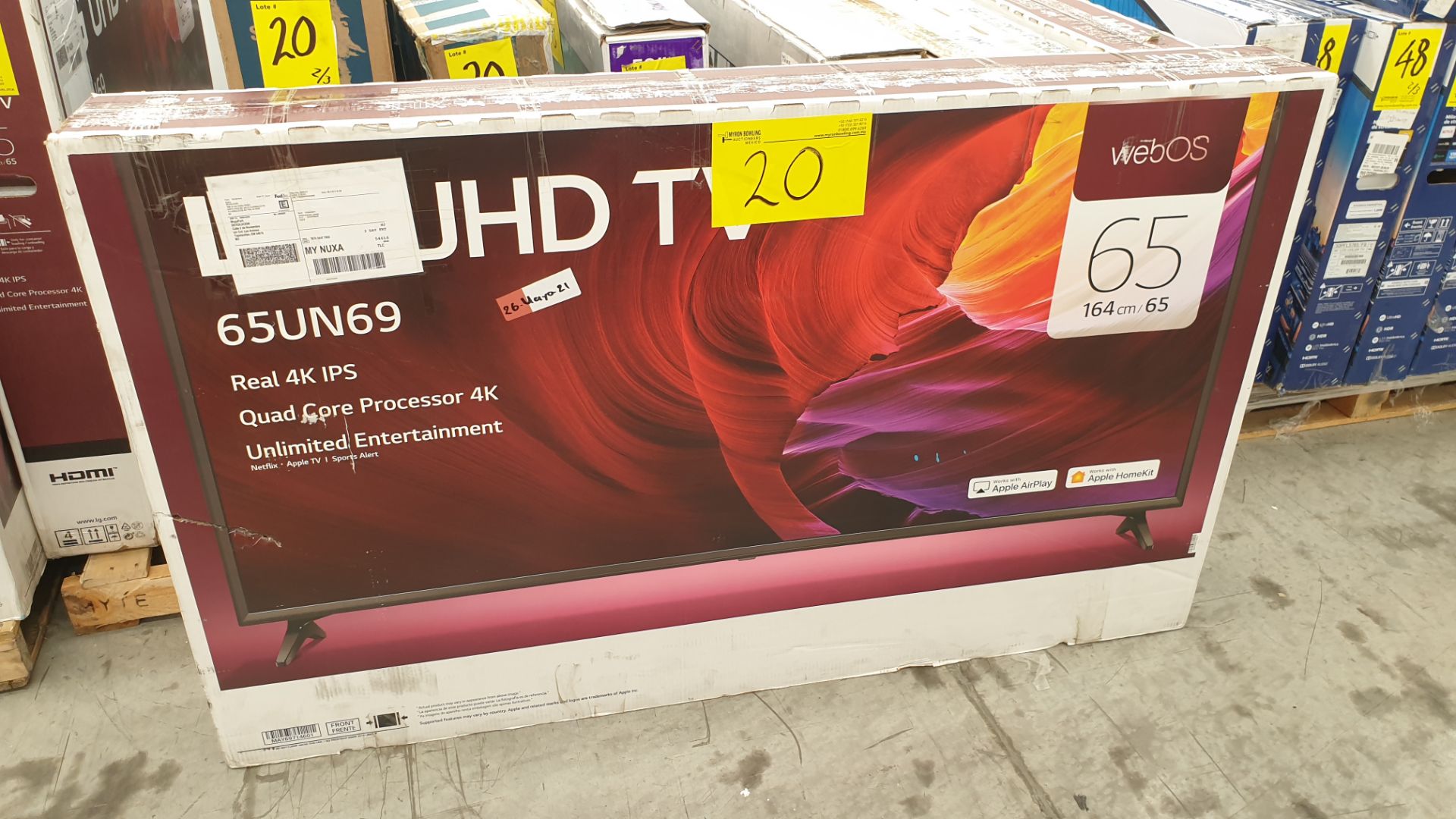 Lote de 3 Pantallas incluye 1 Pantalla marca LG UHD TV de 65" - Image 14 of 14