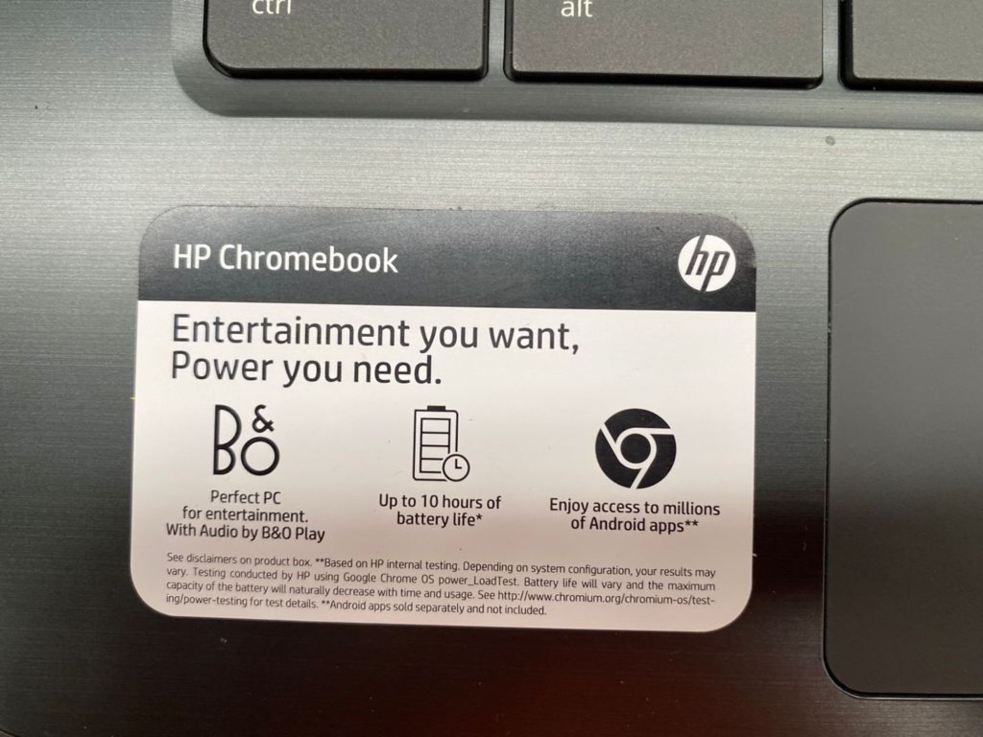 Laptop marca HP modelo Chromebook No de serie. 5CD94302R4 - Image 7 of 13