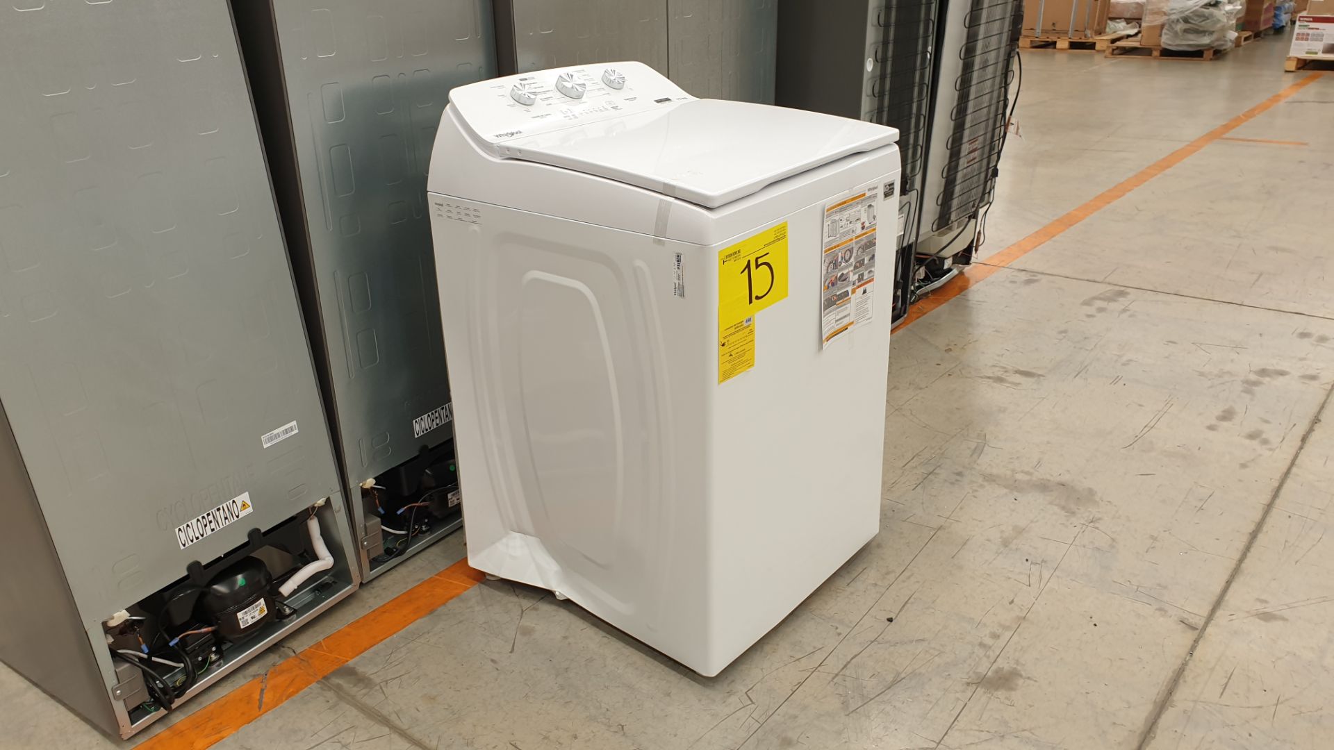 1 Lavadora marca Whirlpool de 17 kilos color blanco modelo 8MWTW1713MJQ0 - Image 4 of 7