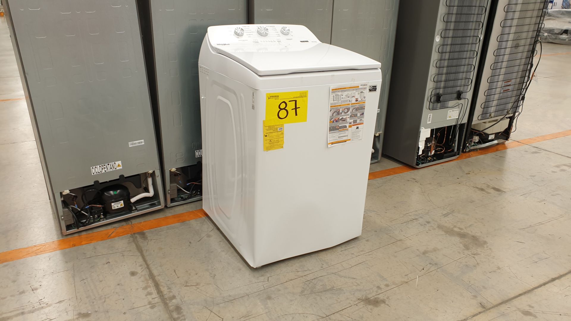 1 Lavadora marca Whirlpool de 16 kilos color blanco modelo 8MWTW1613MJQ0 - Image 3 of 8